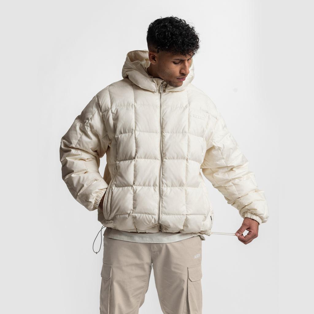 0551. Weather-Ready Down Puffer Jacket - Ivory Cream Product Image