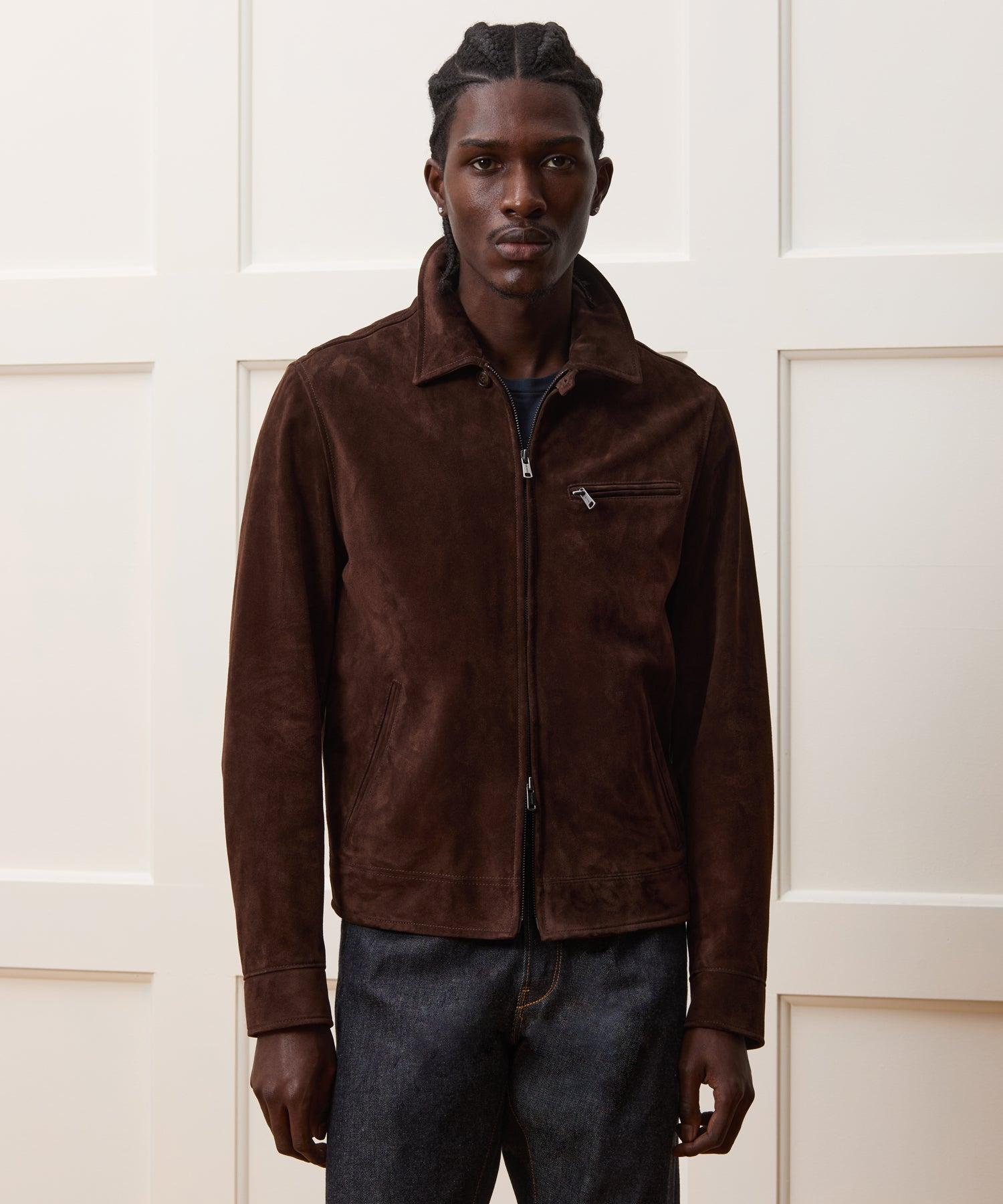 Italian Suede Dean Jacket Product Image