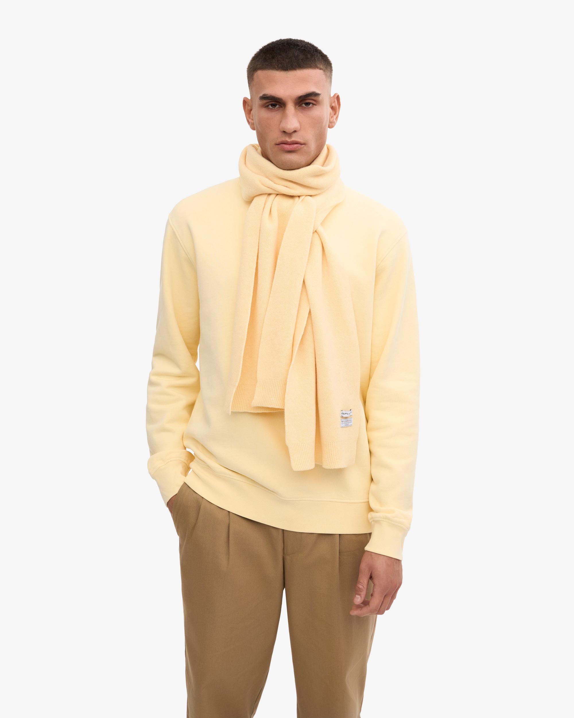Merino Wool Scarf - Lemon Yellow Product Image