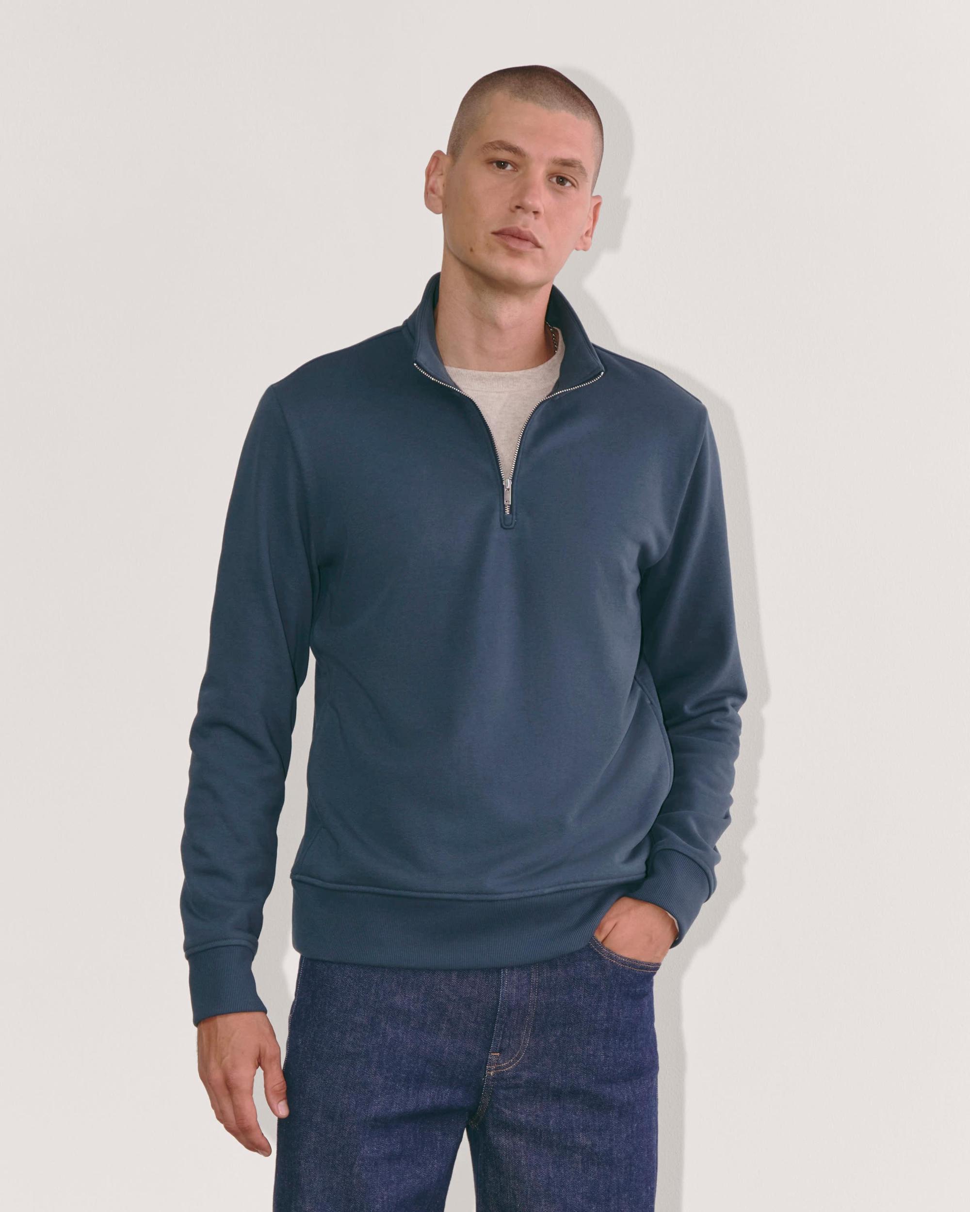 The Off-Duty Terry Quarter-Zip Product Image