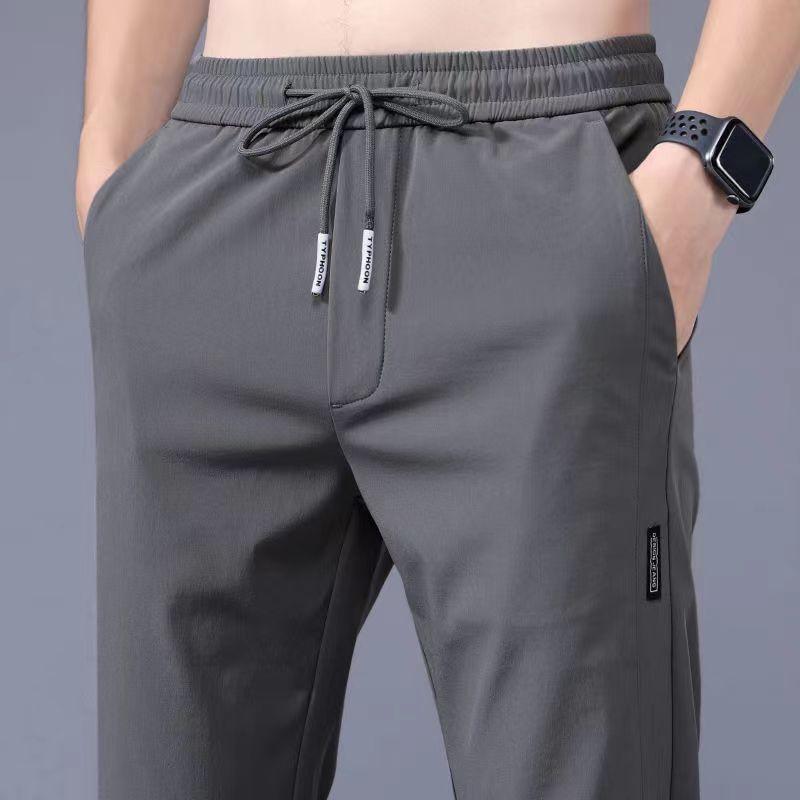 Drawstring Waist Applique Tapered Pants Product Image