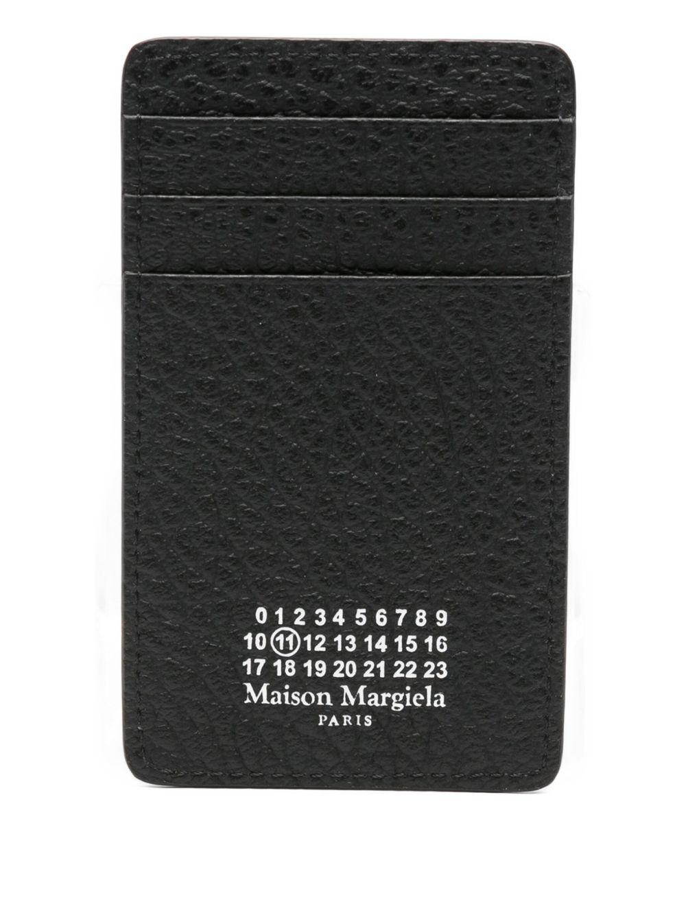 four-stitch leather card holder Product Image