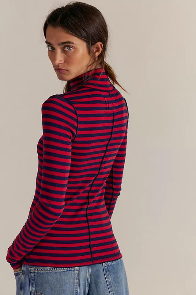 We The Free Good Good Stripe Turtleneck Product Image