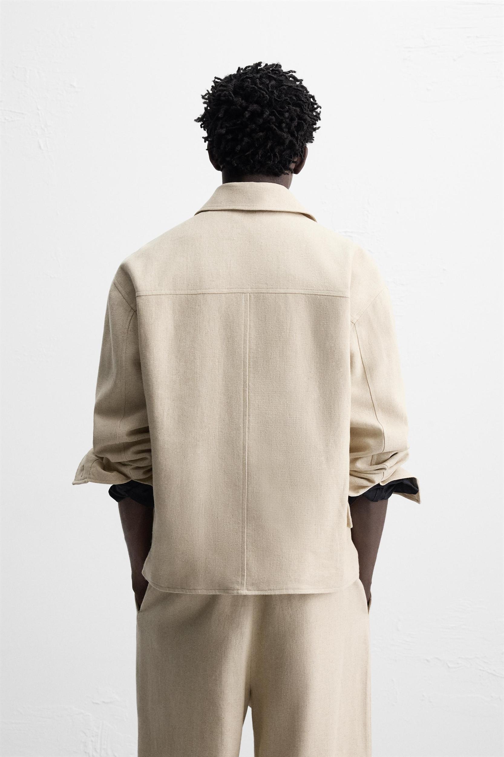 LINEN - COTTON OVERSHIRT Product Image