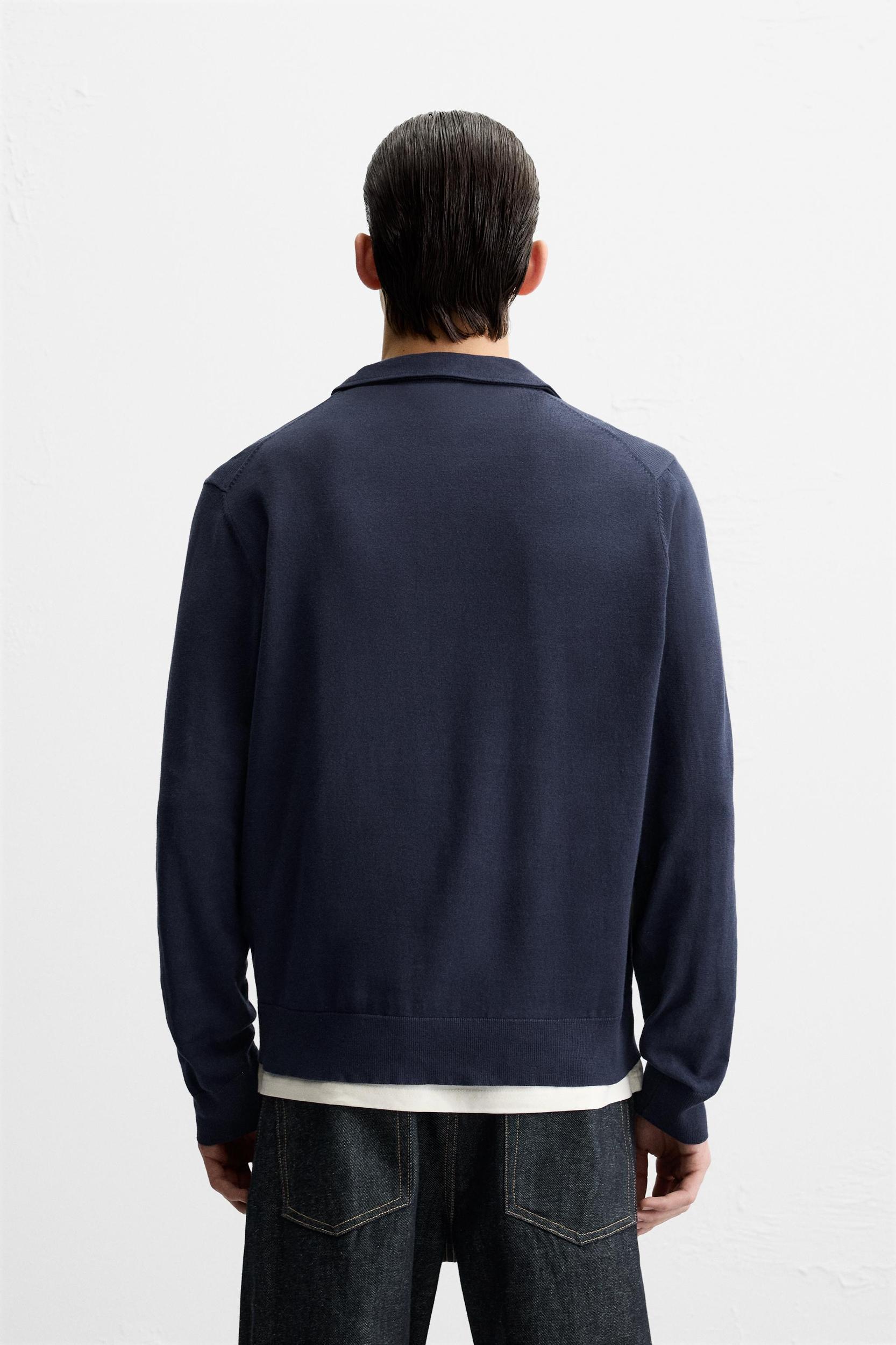 KNIT COTTON POLO SHIRT Product Image