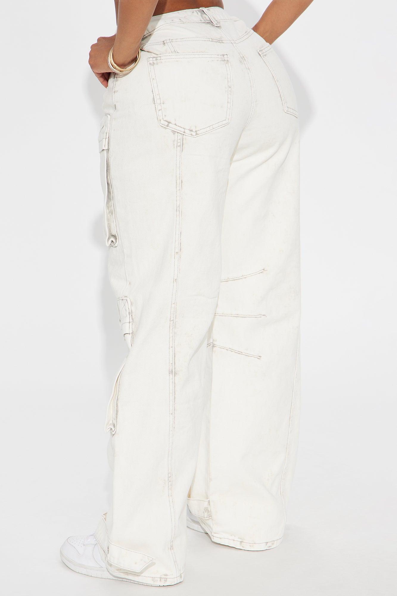 Later Tonight Cargo Pant - Grey Female Product Image