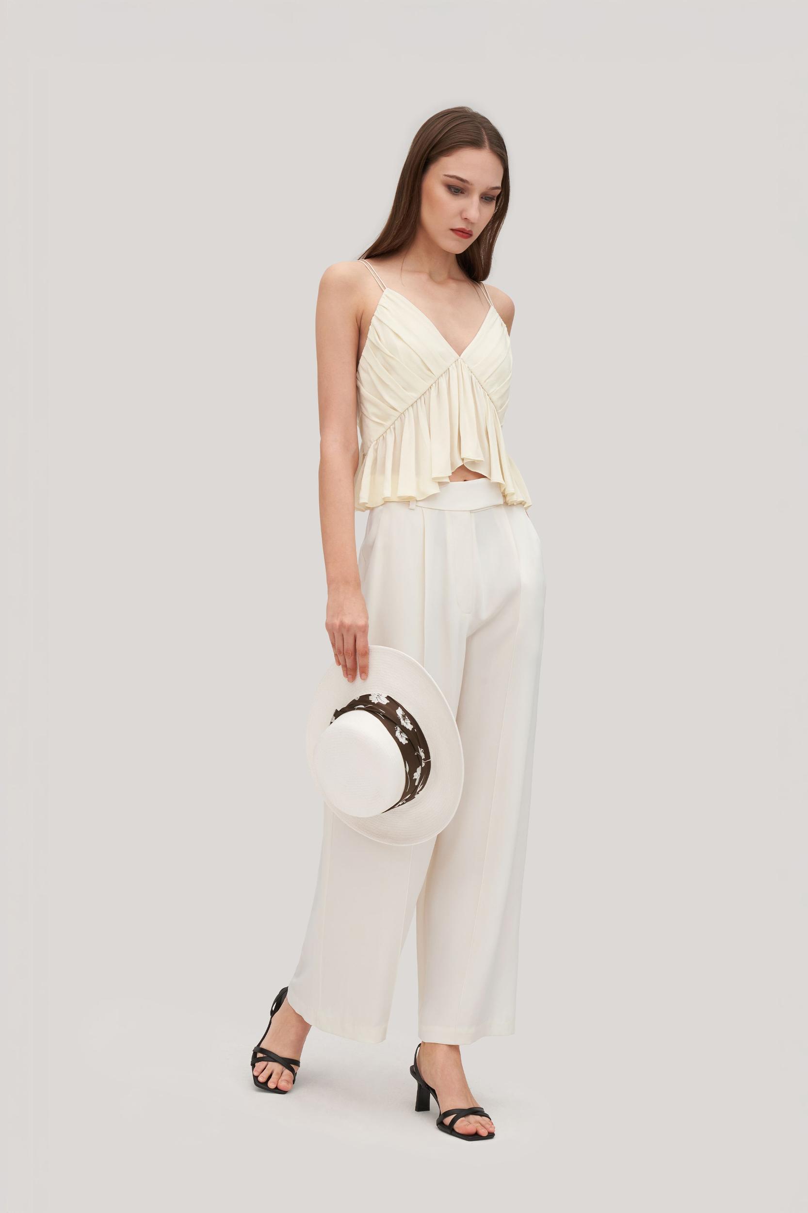 Heavy Crepe Silk Iris Pant Product Image