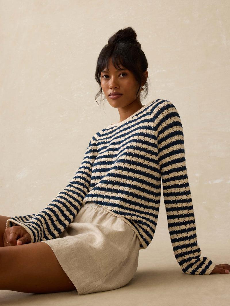 Seacoast Crochet Crew - Nice Navy Female Product Image