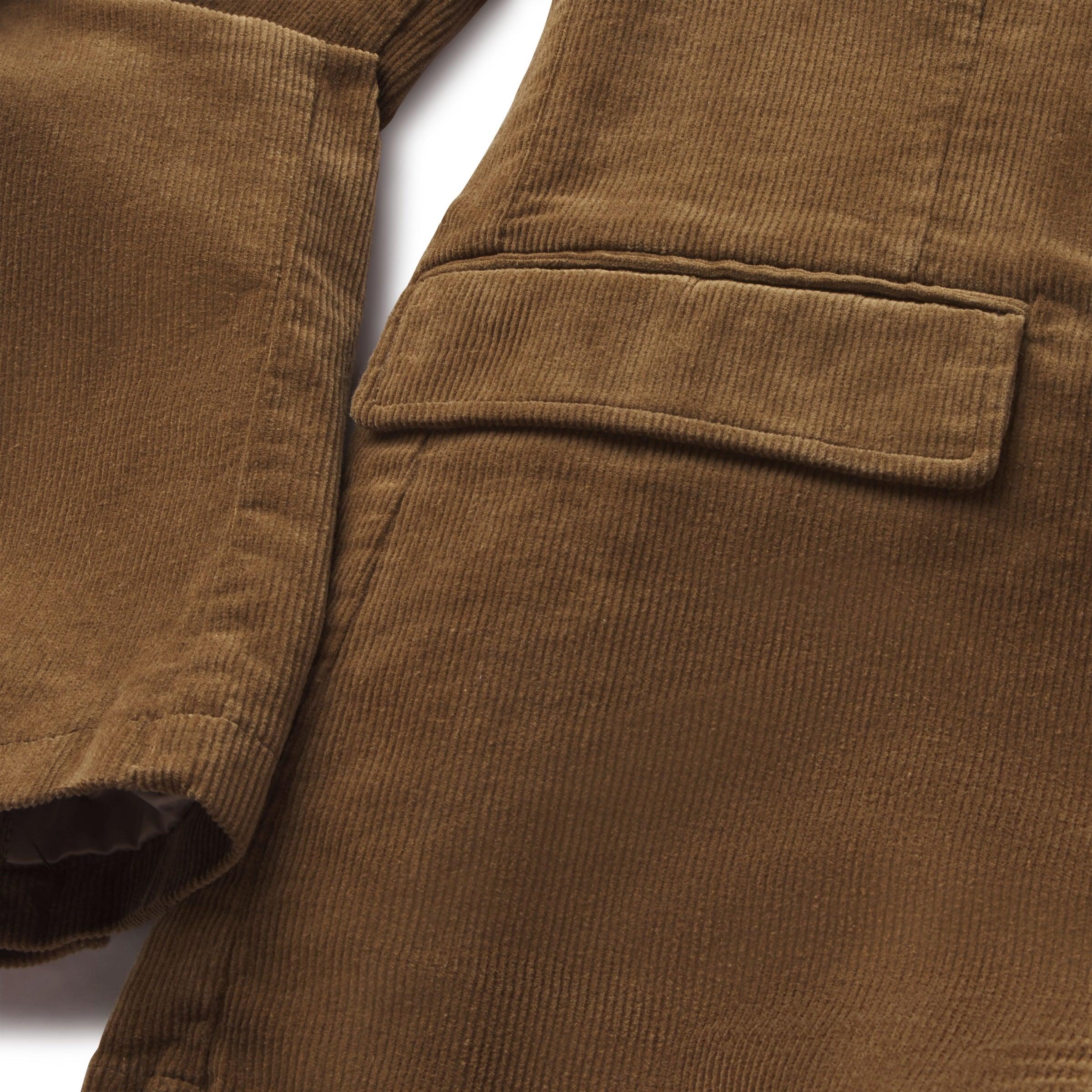 Corduroy Stretch Slim Fit Blazer - Mushroom Product Image