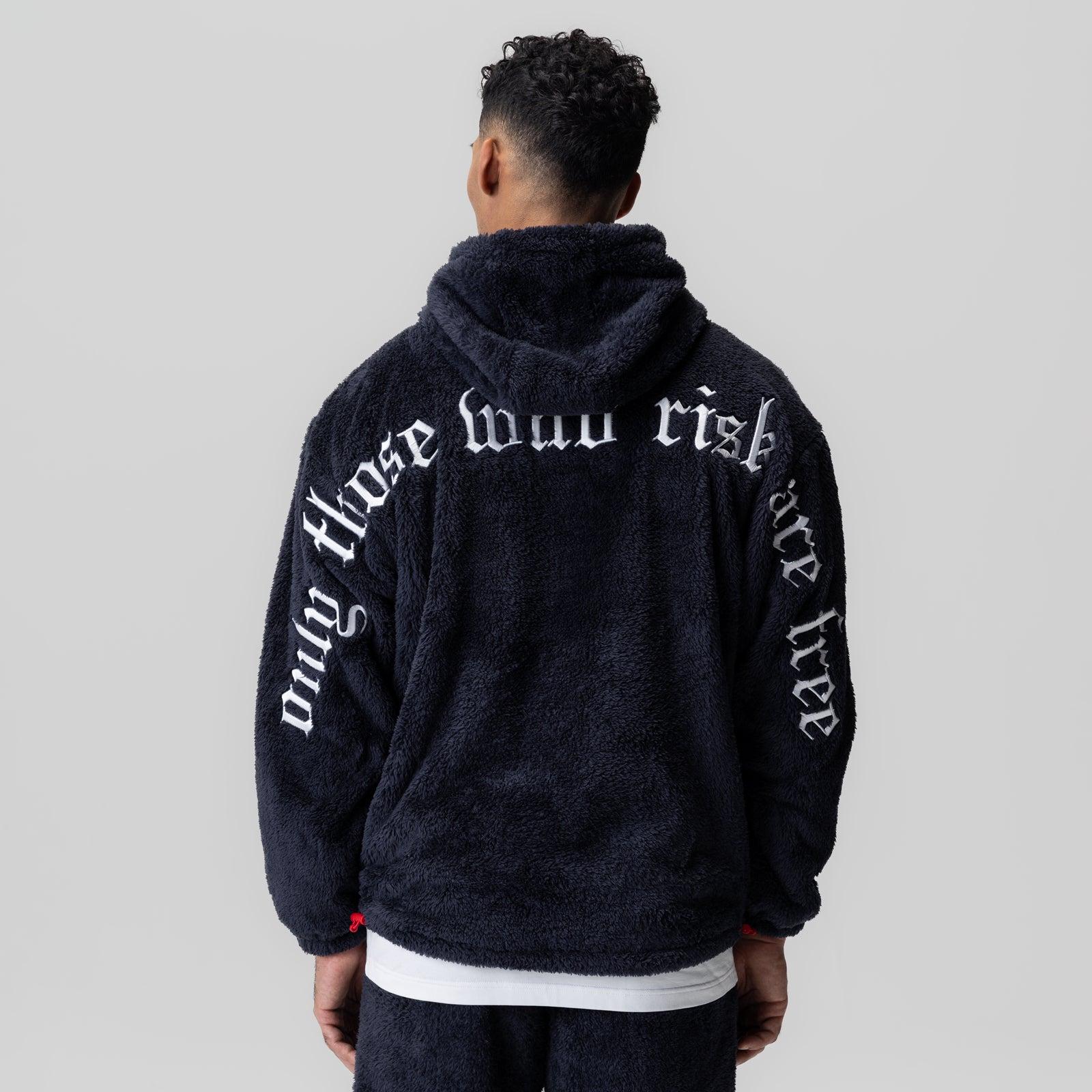 0553. Sherpa Recovery Hoodie - Navy/White Product Image
