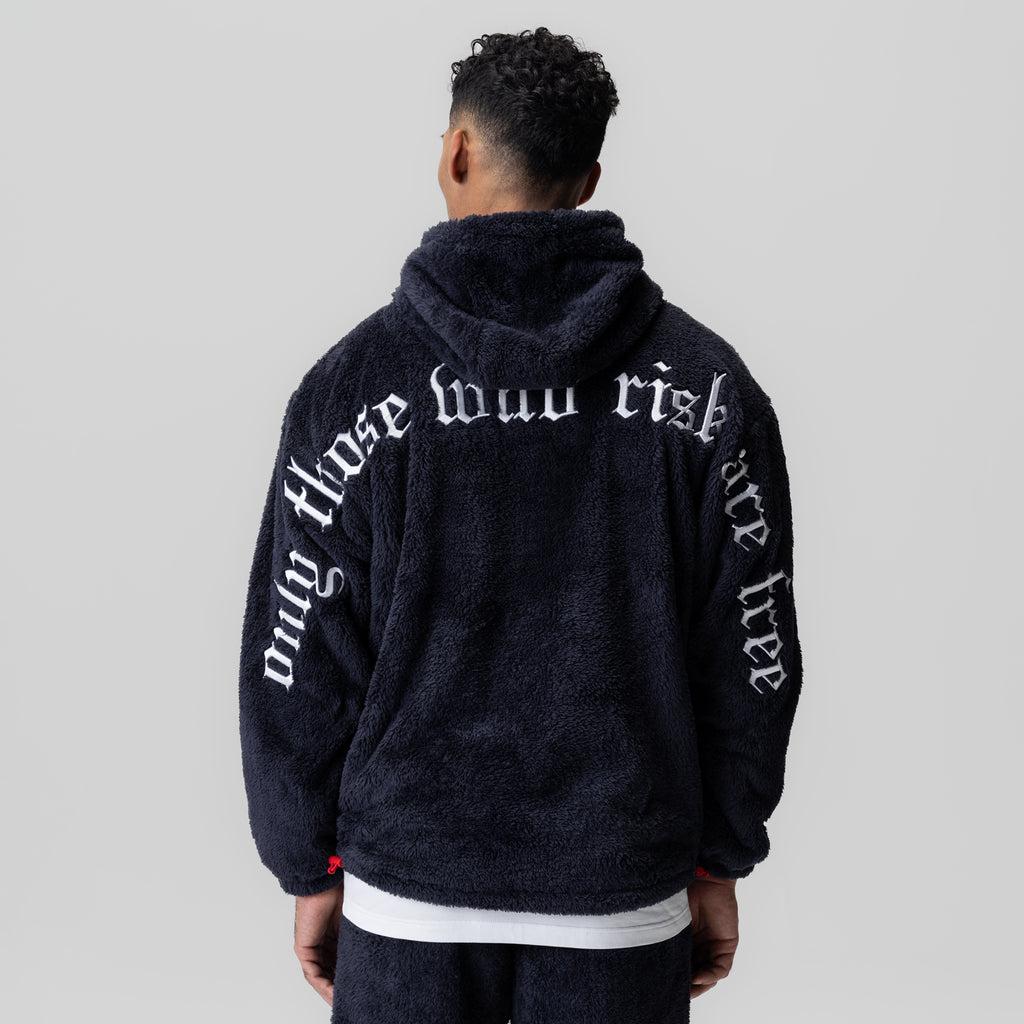 0553. Sherpa Recovery Hoodie - Navy/White Product Image