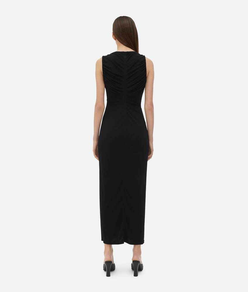 Women's Viscose Jersey Dress in Black Product Image