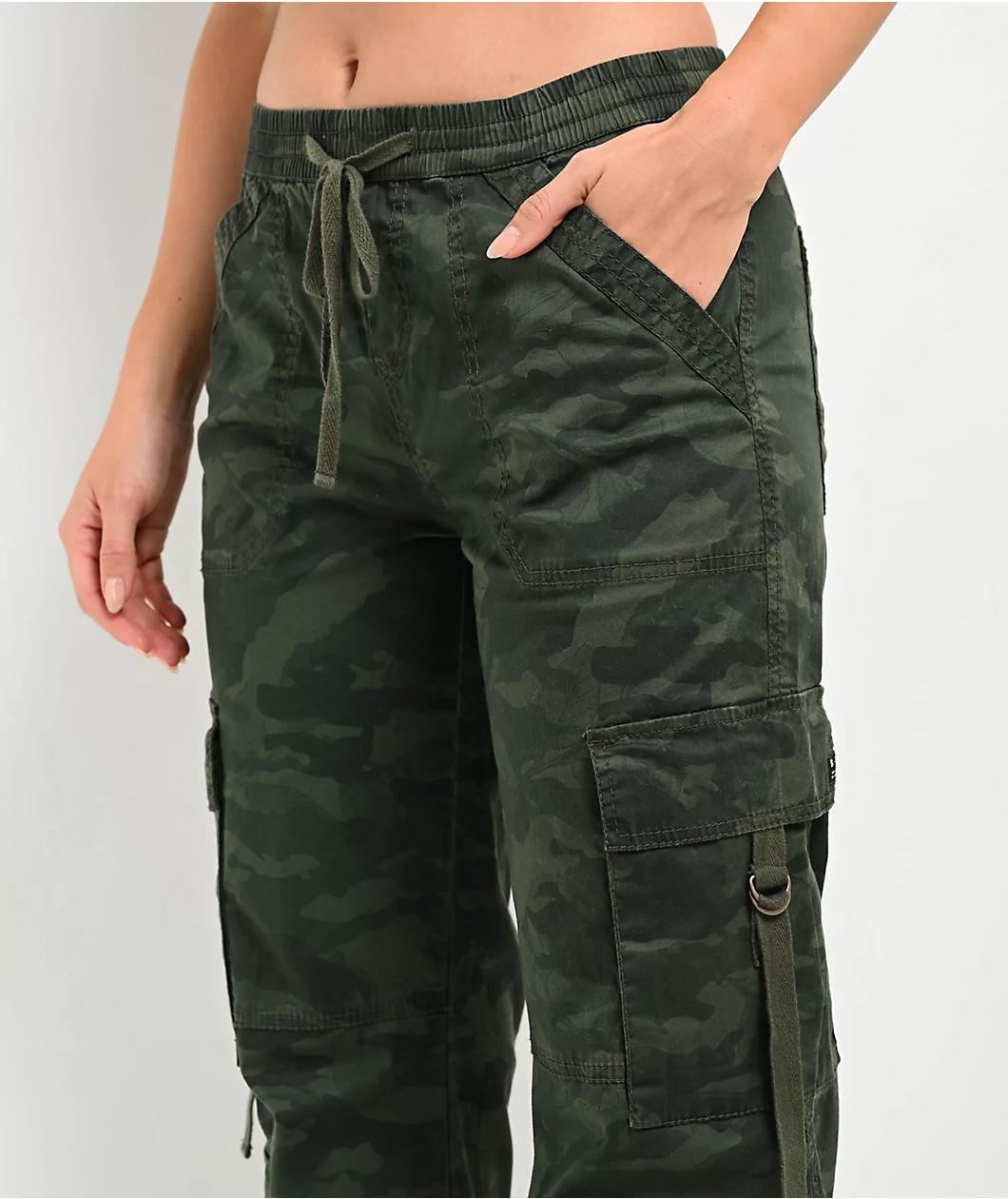 Unionbay Trevor Camo High Rise Cargo Pants Product Image
