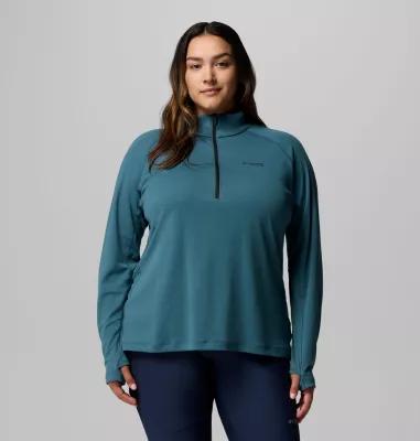Columbia Womens DriVenture Half Zip Shirt - Plus Size- Product Image
