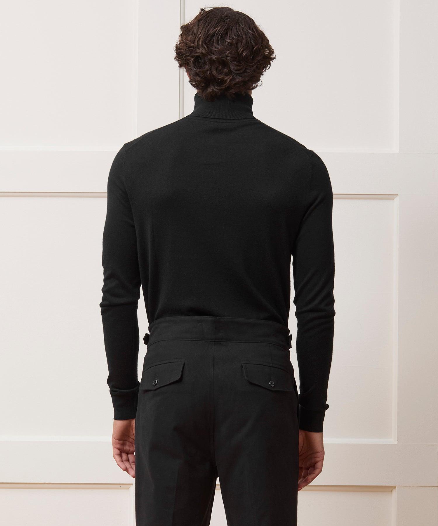 Silk-Cashmere Turtleneck Sweater Product Image