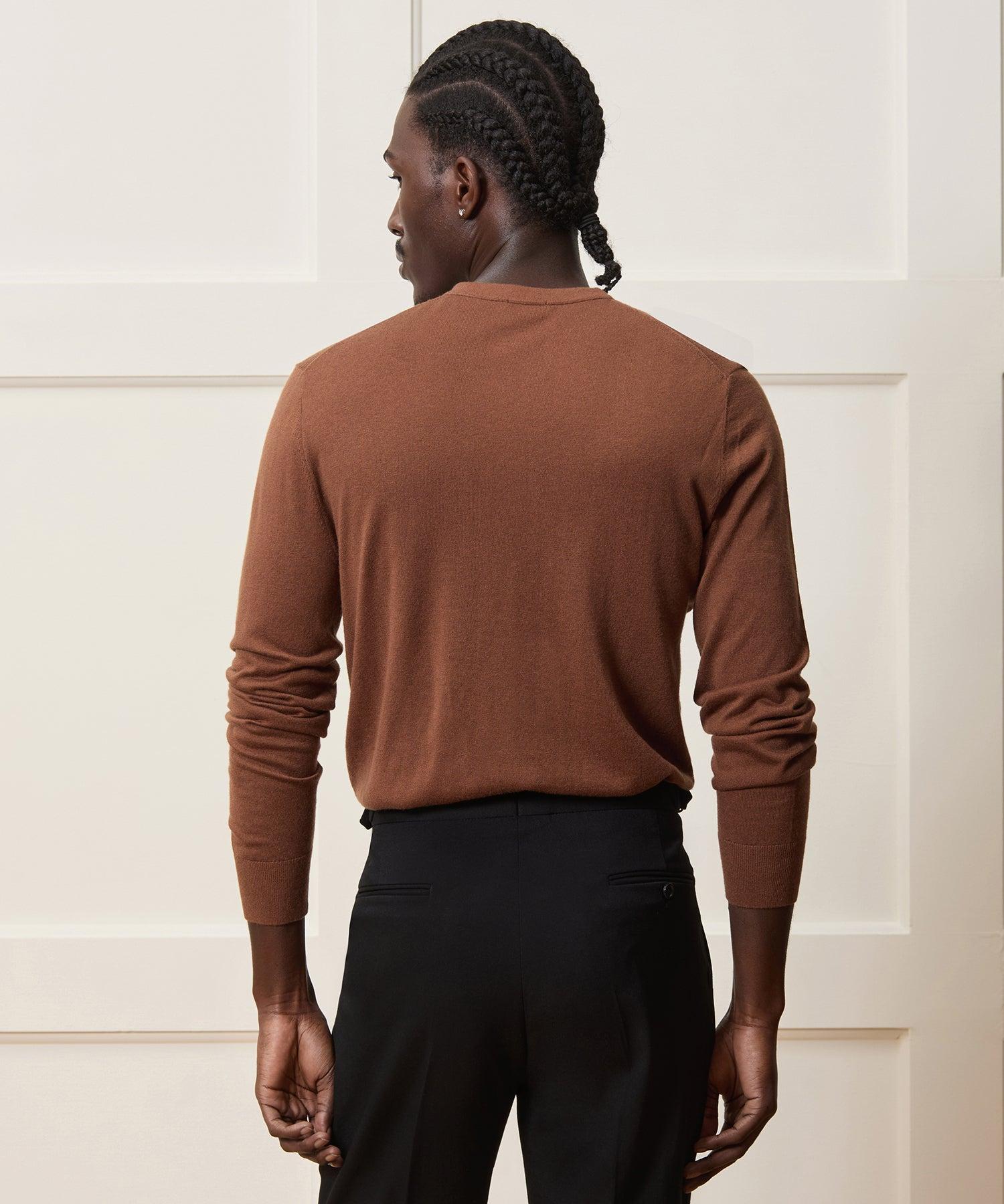 Silk-Cashmere Crewneck Sweater Product Image