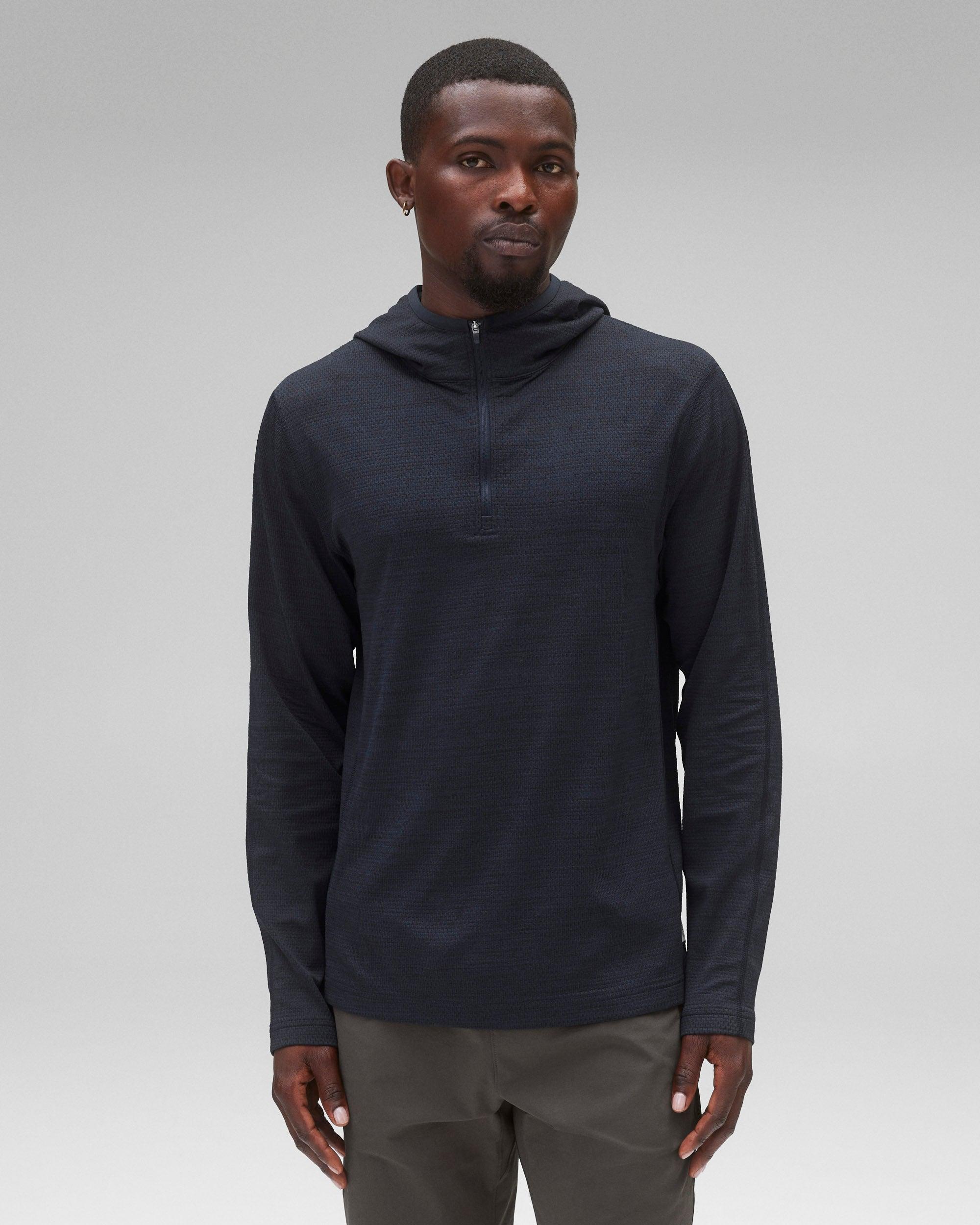 Solotex Mesh Tiebreak Standard Quarter Zip Hoodie Male Product Image