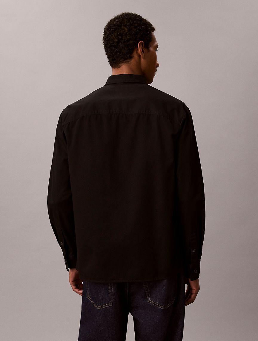 Garment Washed Twill Easy Overshirt Product Image