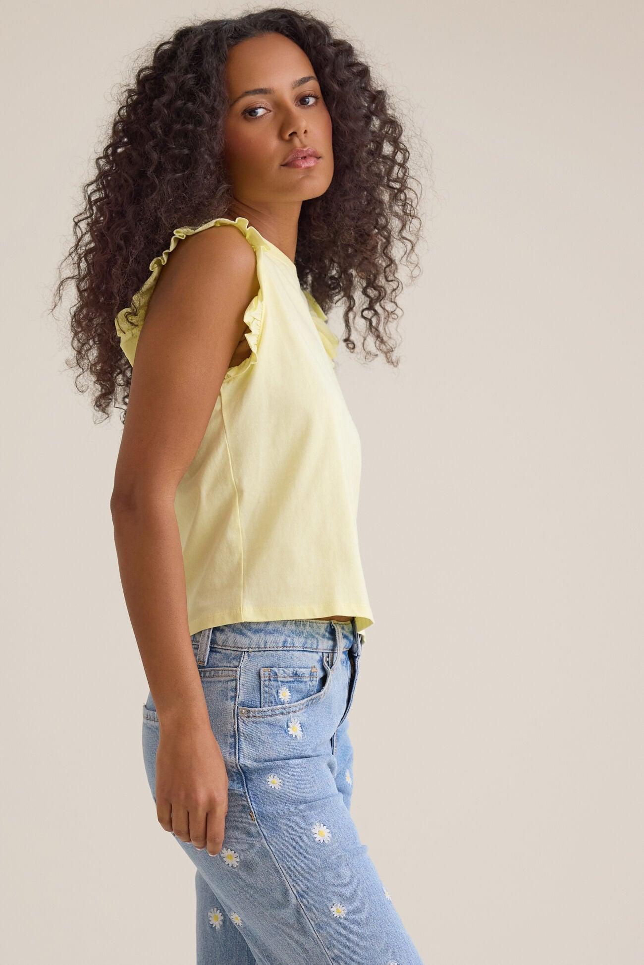 Elaine Ruffle Top Product Image