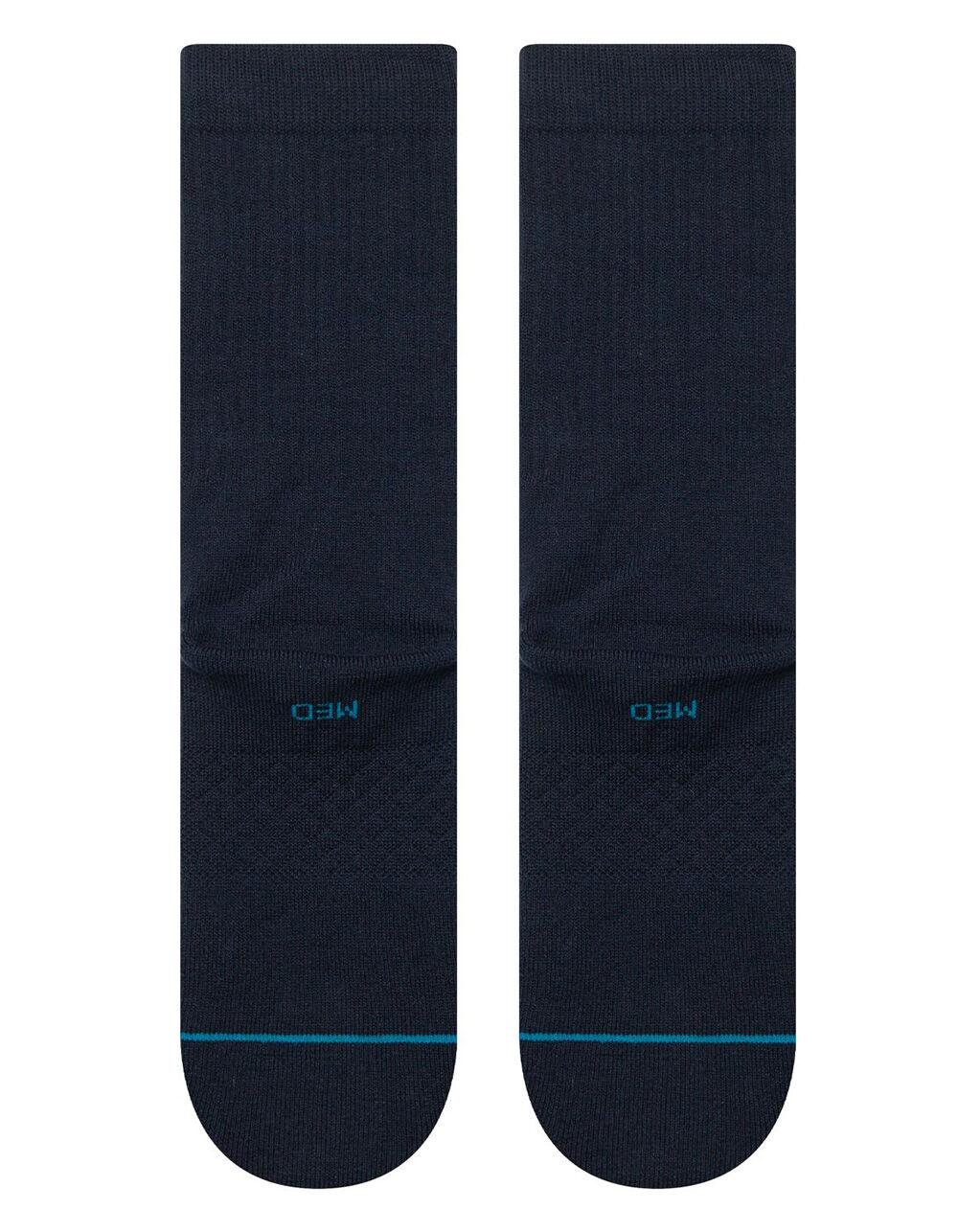 STANCE Icon Organic Mens Crew Socks - OLIVE Product Image