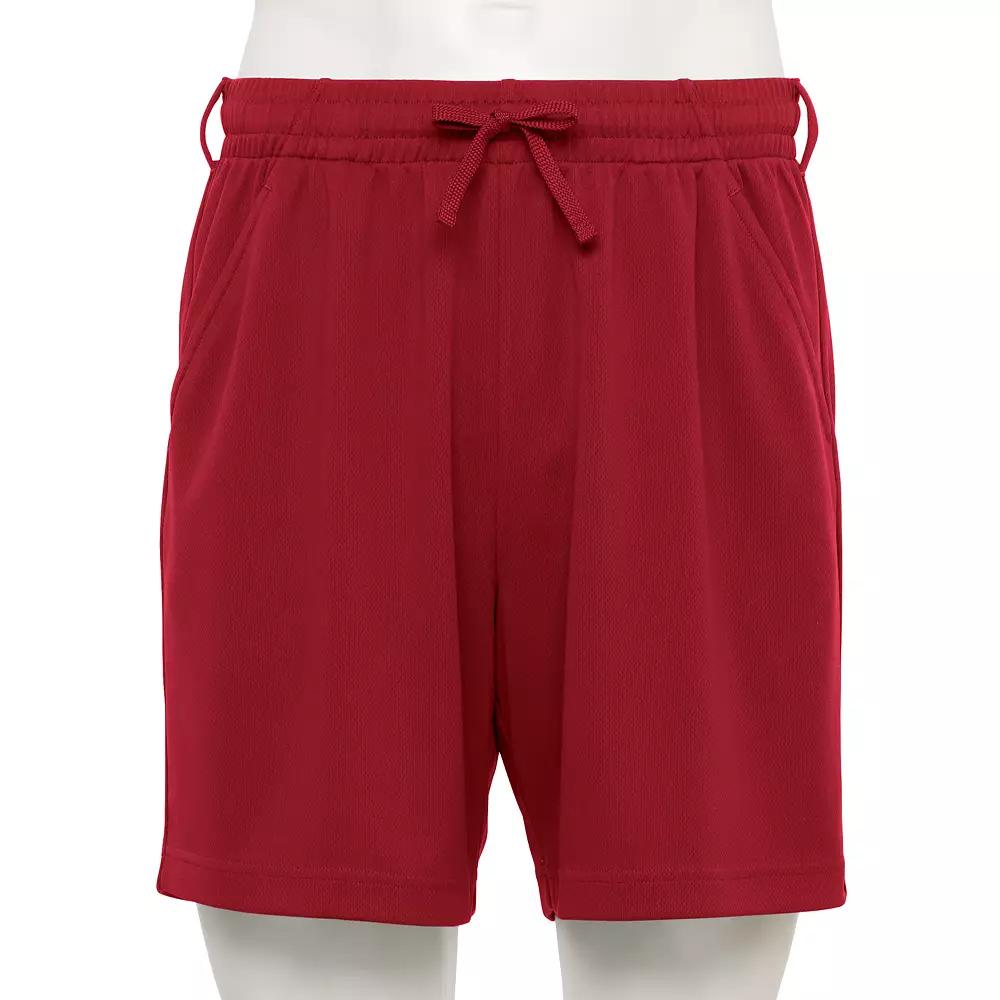 Men's Tek Gear® 7 in. Inseam Adaptive Mesh Shorts, Size: Large, Red Flower Product Image
