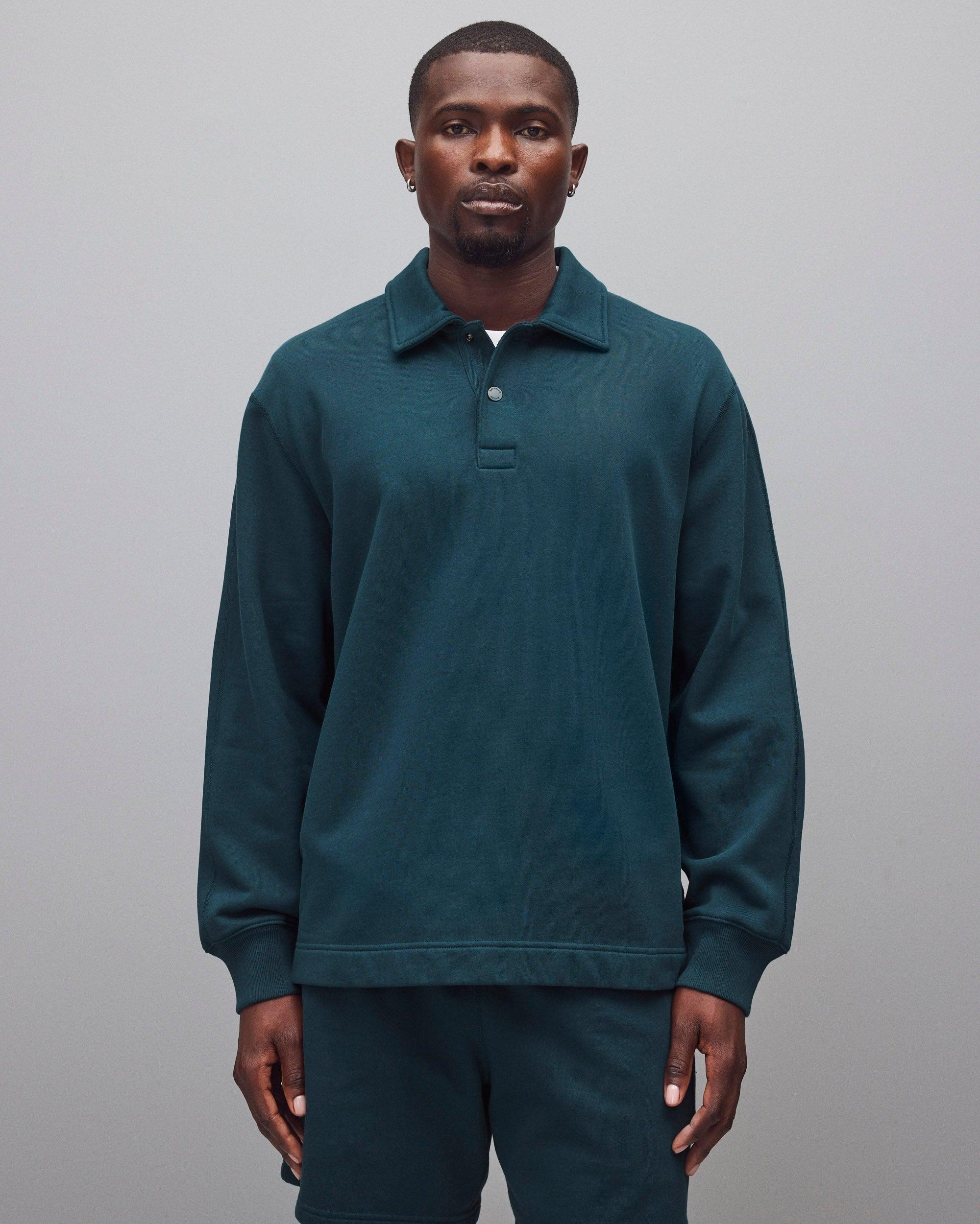 Midweight Terry Rugby Standard Sweatshirt Male Product Image