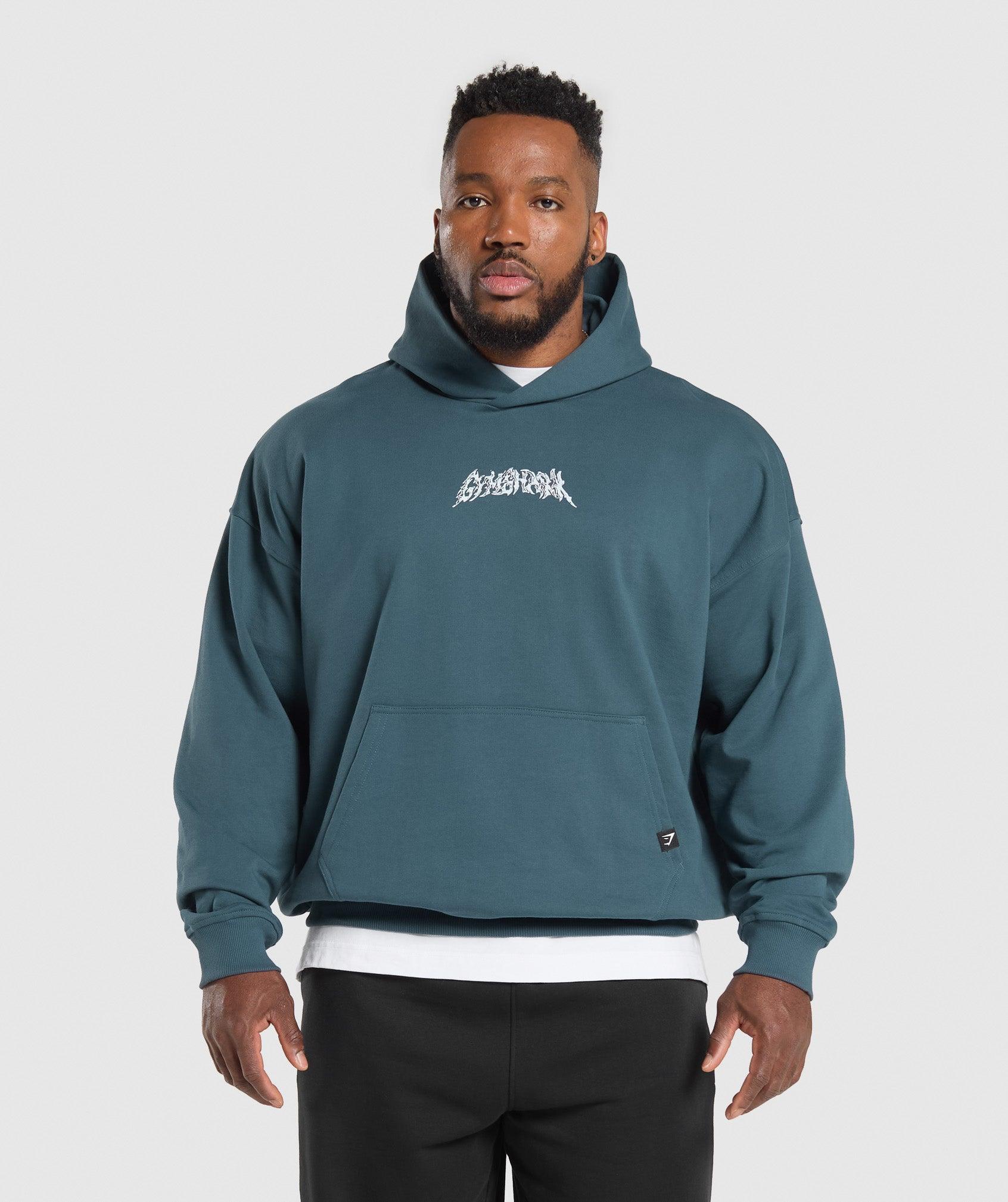 Metal Lifting Graphic Hoodie Product Image