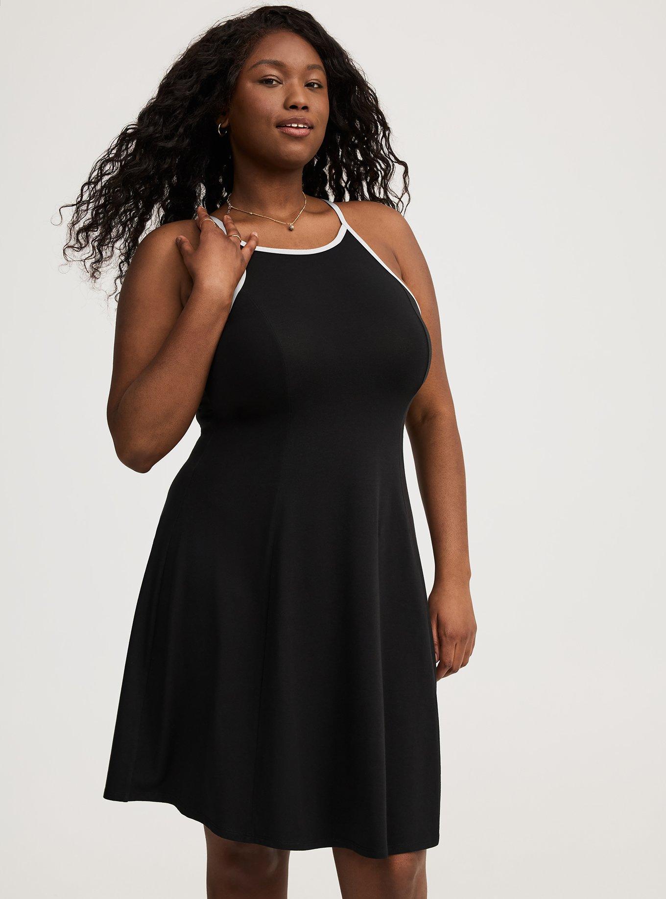 Goddess Trapeze Mini Dress Product Image