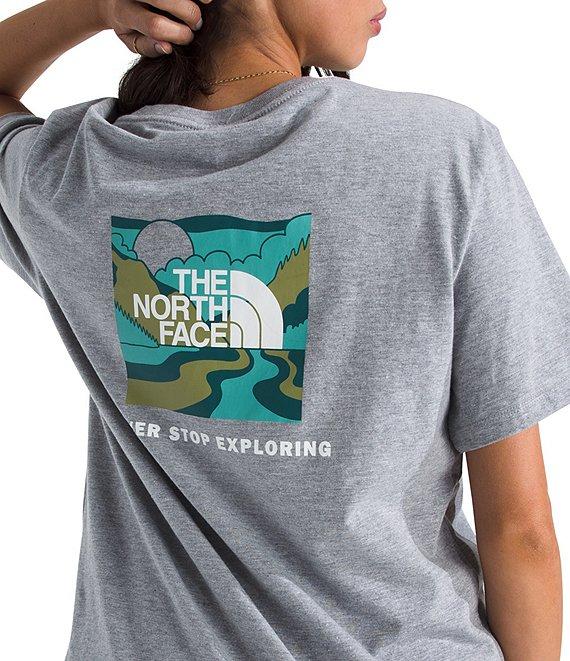 The North Face Crew Neck Rib Knit Short Sleeve Box Tee Product Image