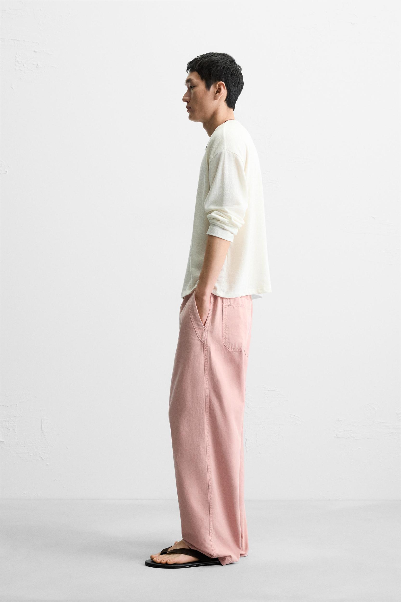 WASHED CANVAS PANTS Product Image