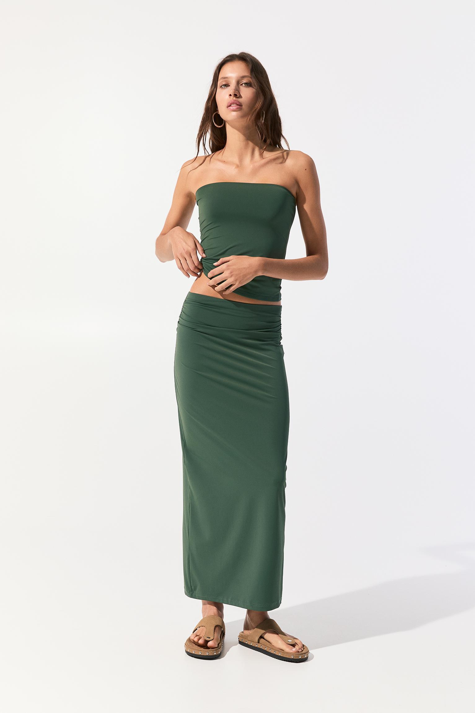 Polyamide strapless top Product Image