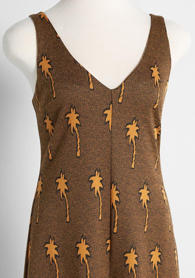 A Breeze In Palm Trees Knit Wide-Leg Jumpsuit Product Image