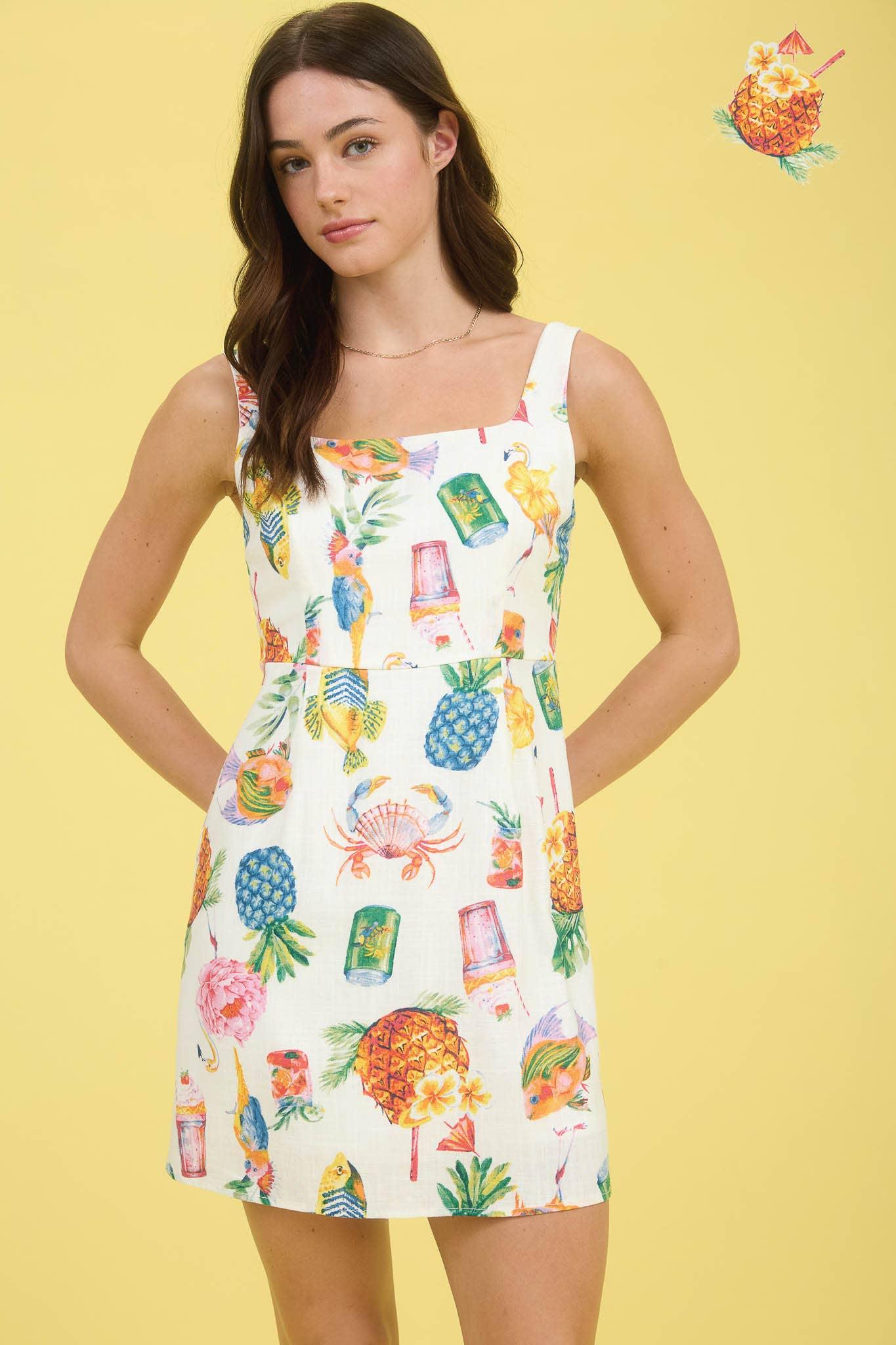 Tropical Shift Dress Product Image