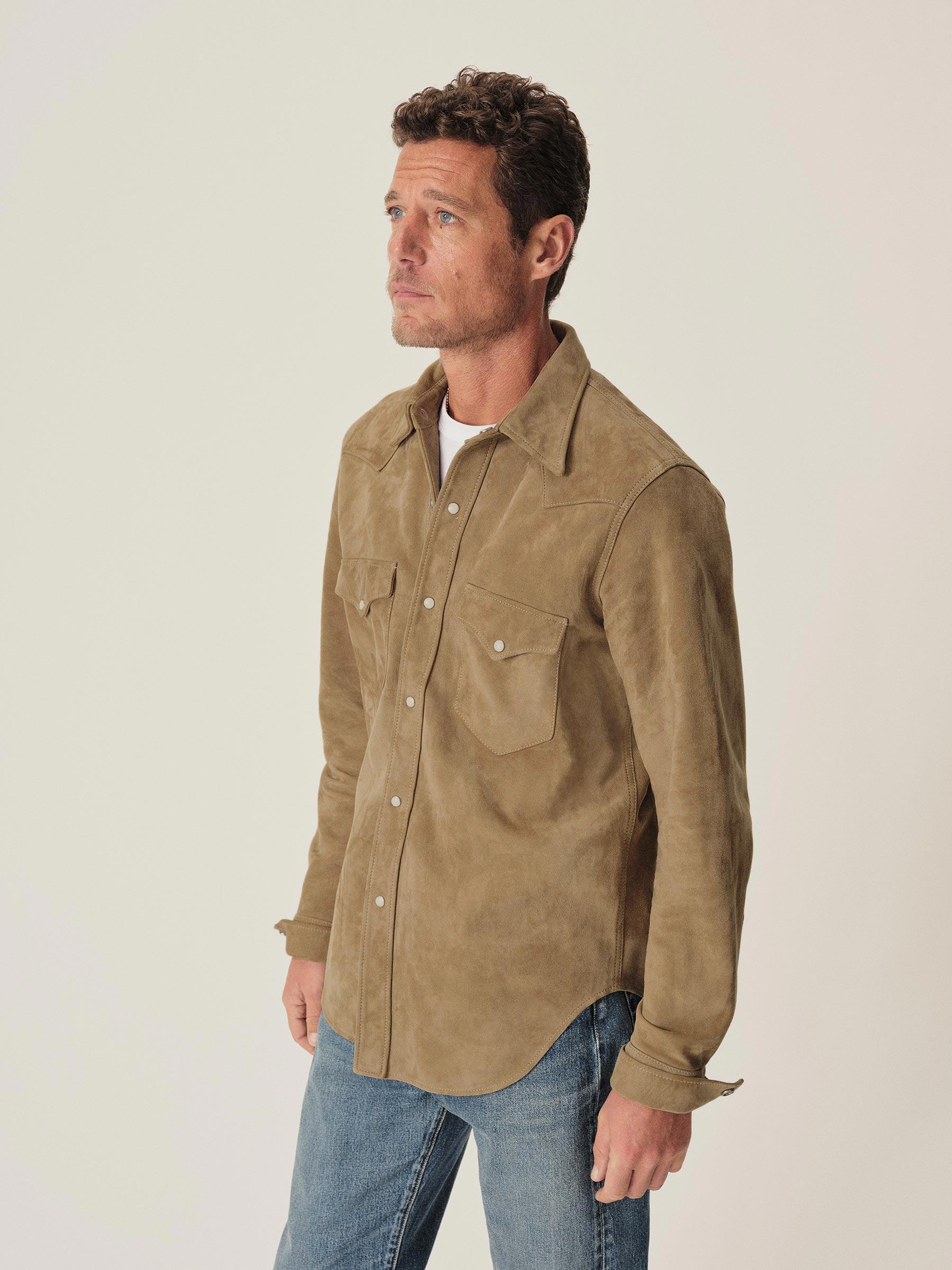 Tumbleweed Panhandler Suede Western Shirt Product Image
