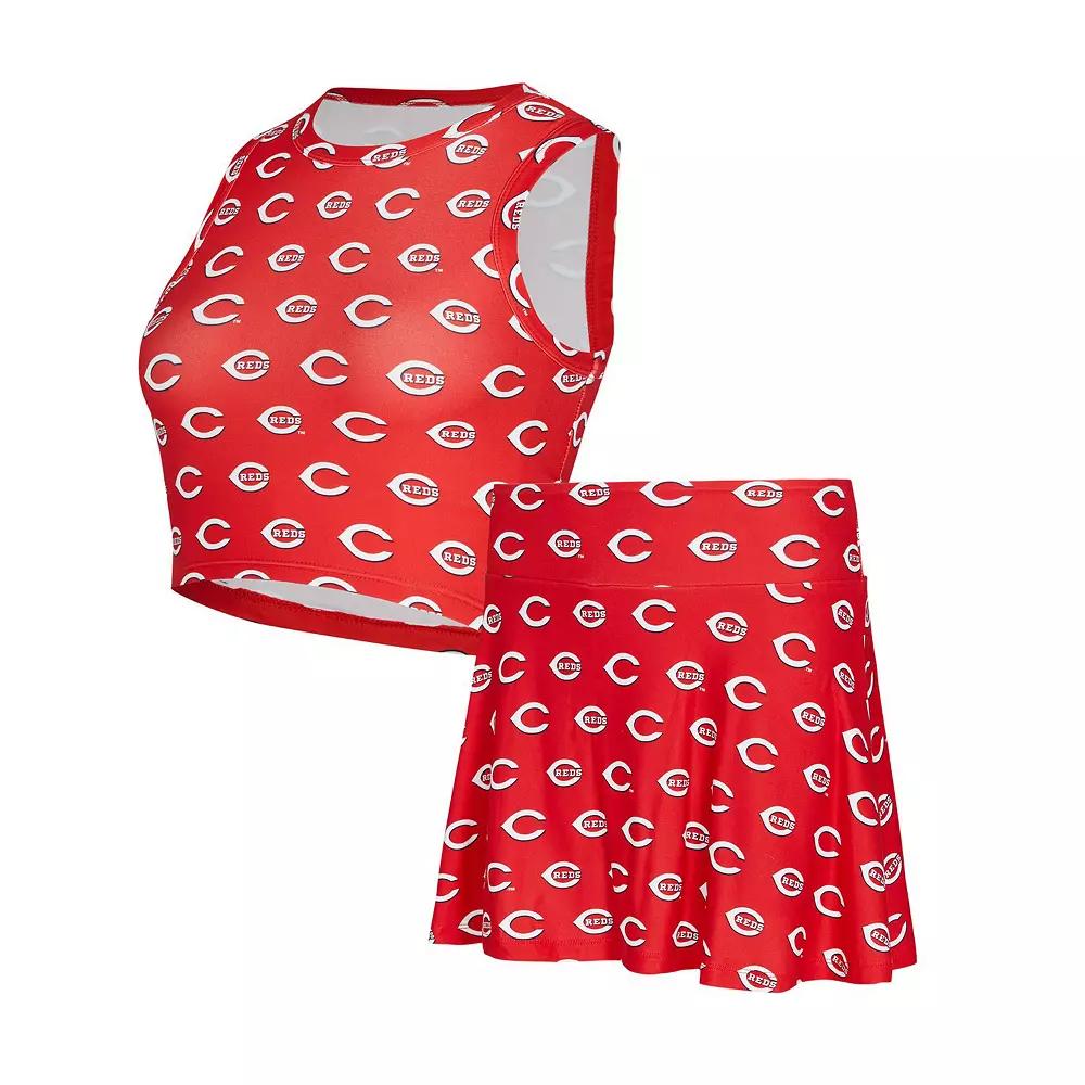Women's Concepts Sport Red Cincinnati Reds Knit Tank Top & Skort Set,  Product Image