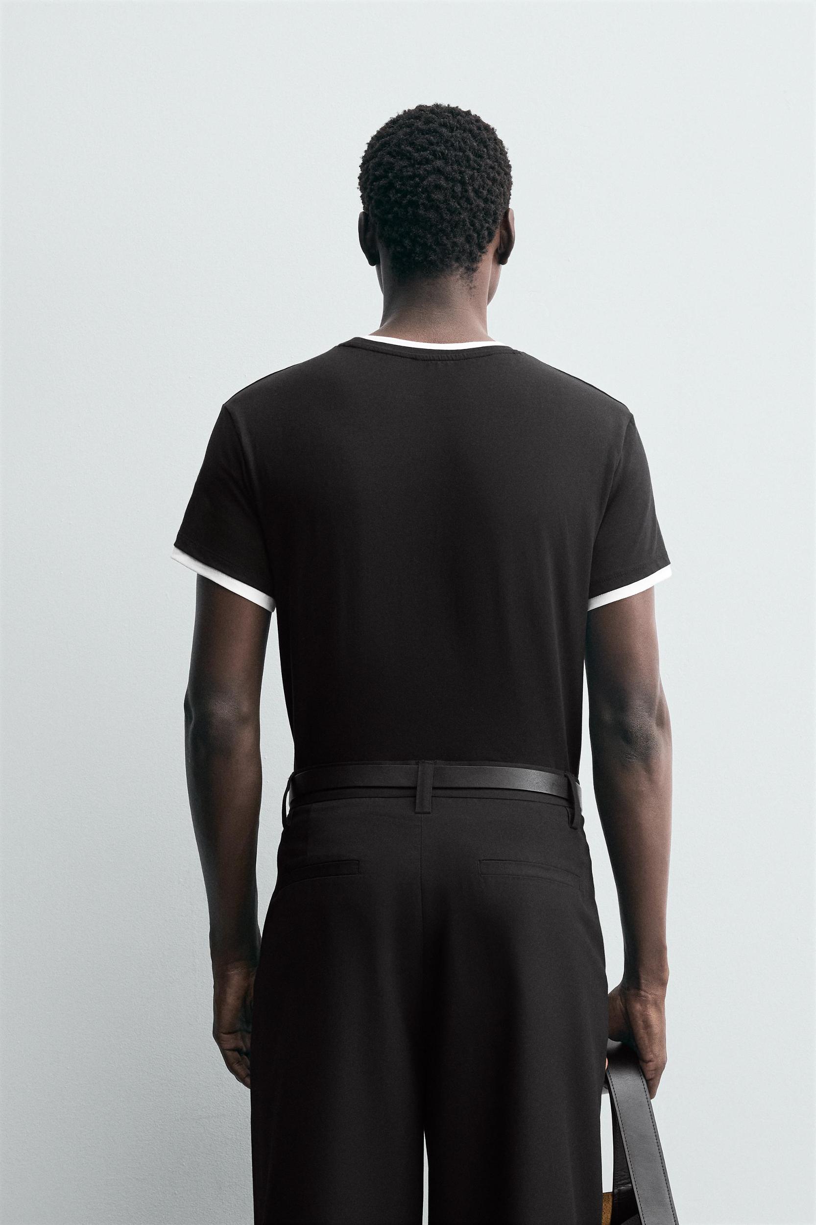 CONTRAST TRIM T-SHIRT Product Image