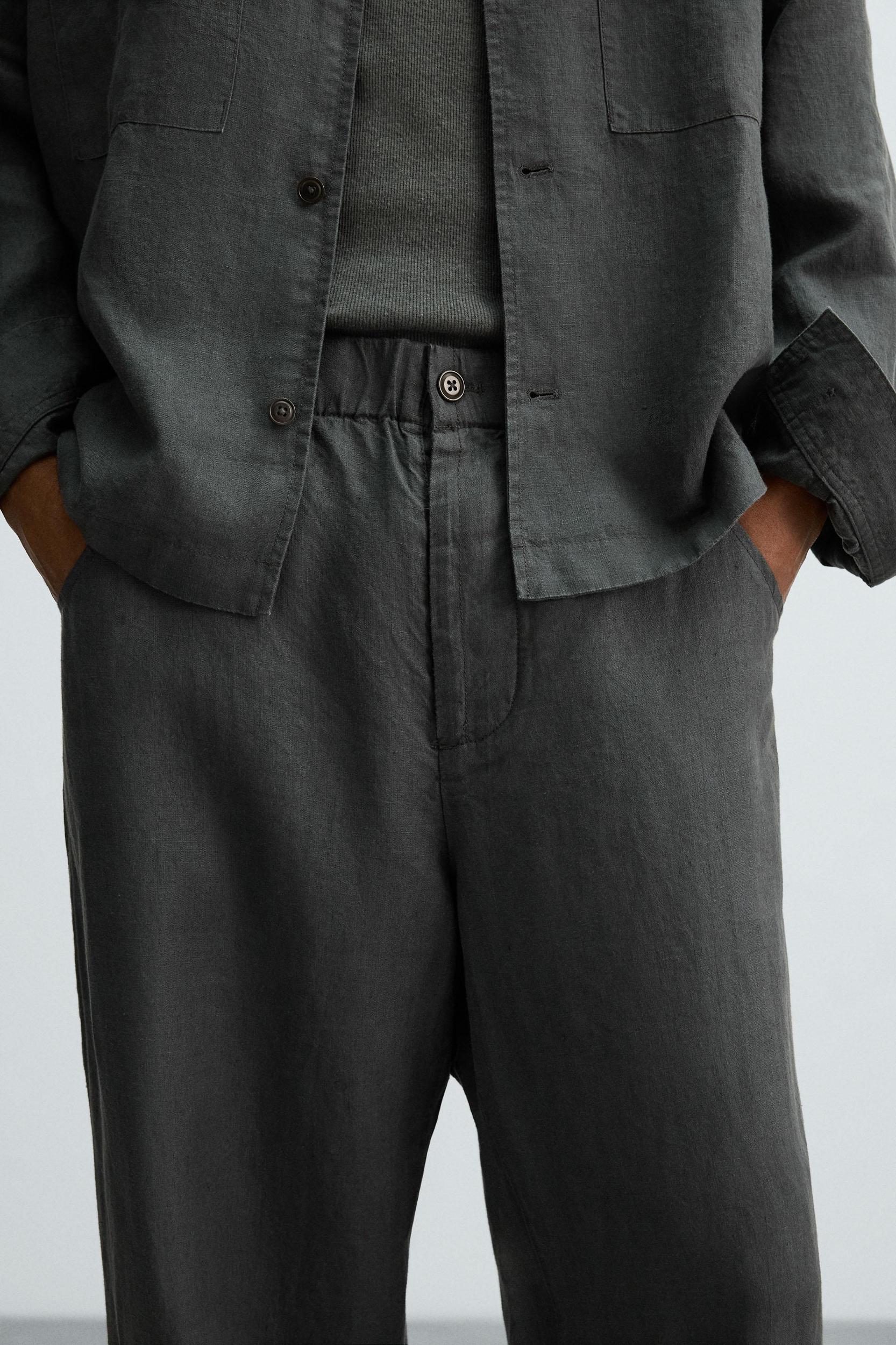 RELAXED FIT 100% HEMP PANTS Product Image