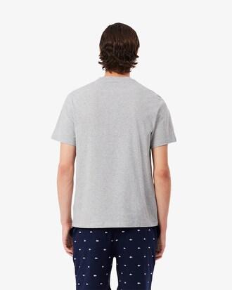 Crocodile Print Cotton Loungewear T-Shirt Product Image