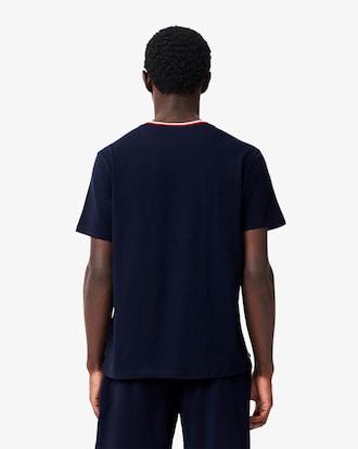 Contrast Neck Pyjama Top Product Image