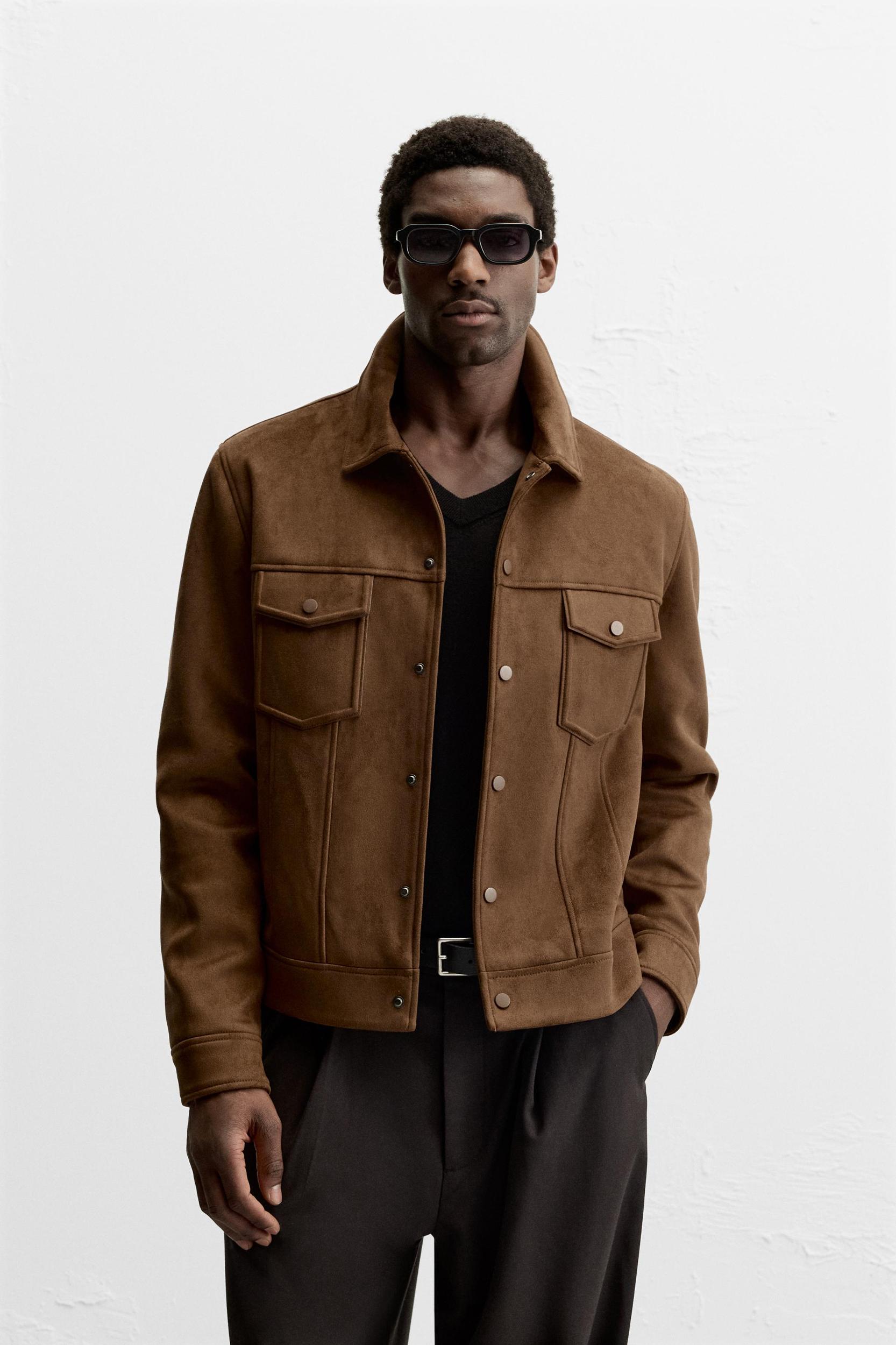FAUX SUEDE JACKET Product Image