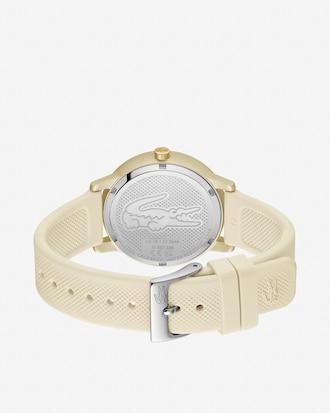Lacoste.12.12 Go 3 Hands Watch Champagne Silicone Product Image