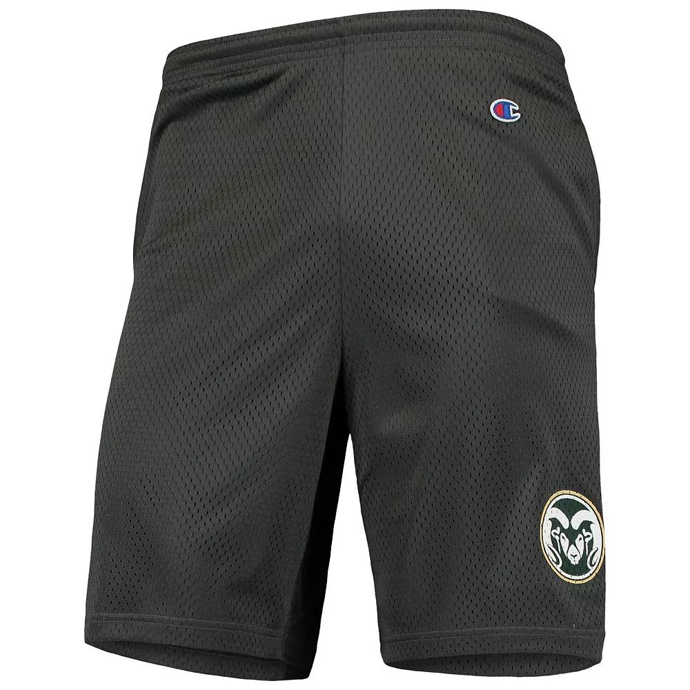 Men's Champion Charcoal Colorado State Rams College Mesh Shorts, Size: Large Product Image