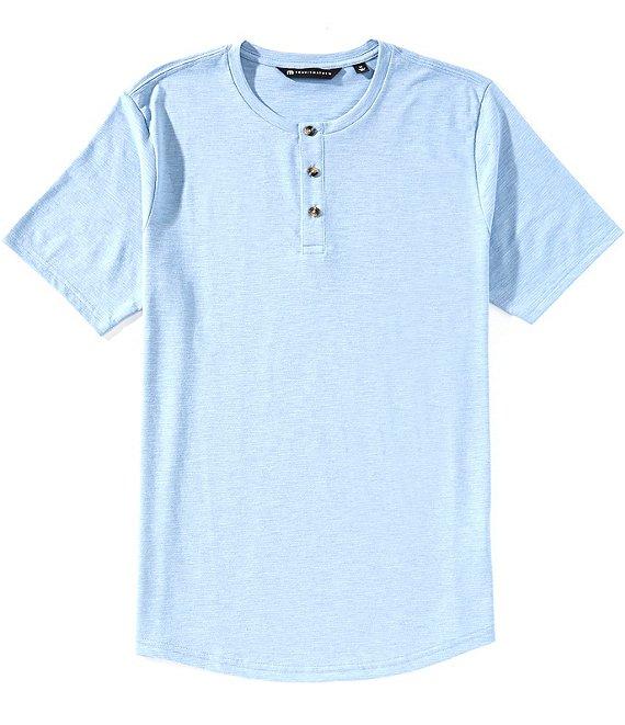 TravisMathew All Adrift Short Sleeve Henley Shirt Product Image
