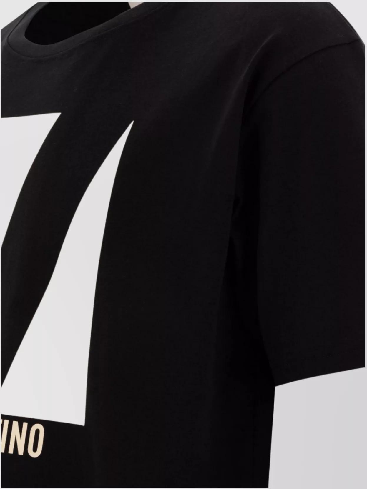 VALENTINO Crew Neck Short Sleeves T-shirts In Black Product Image