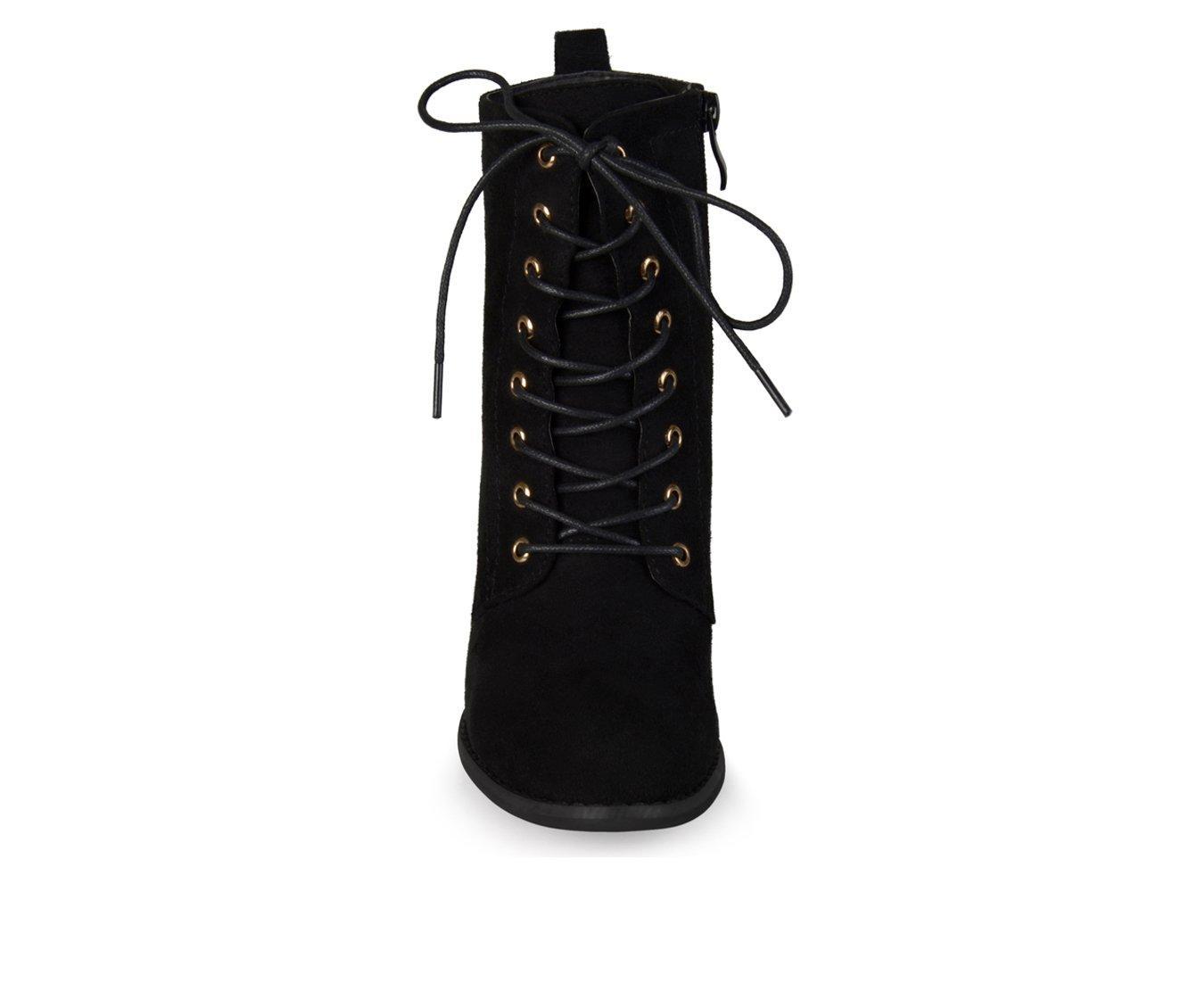 Women's Journee Collection Baylor Lace-Up Booties Product Image