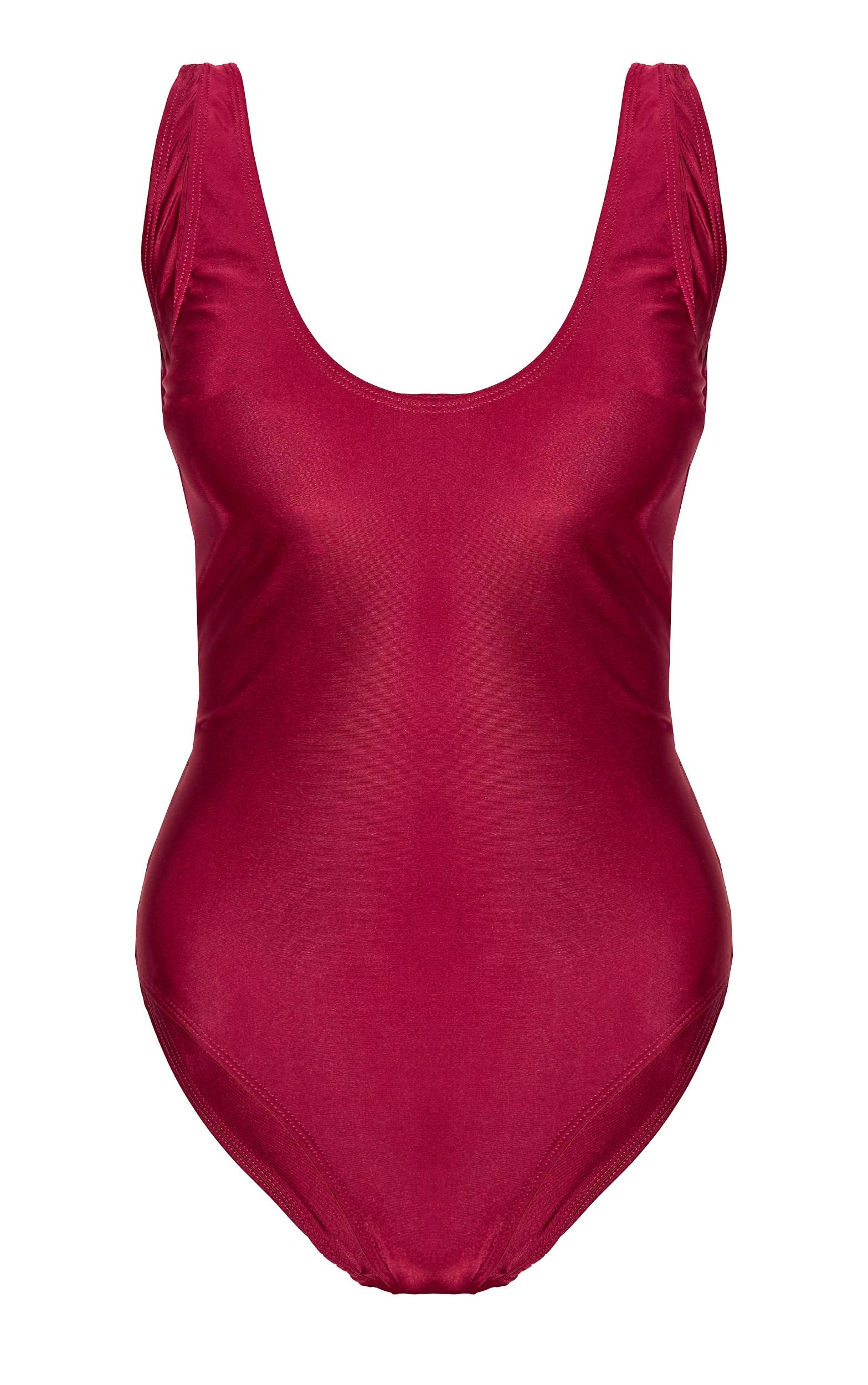 Berry Basic Scoop Swimsuit Product Image