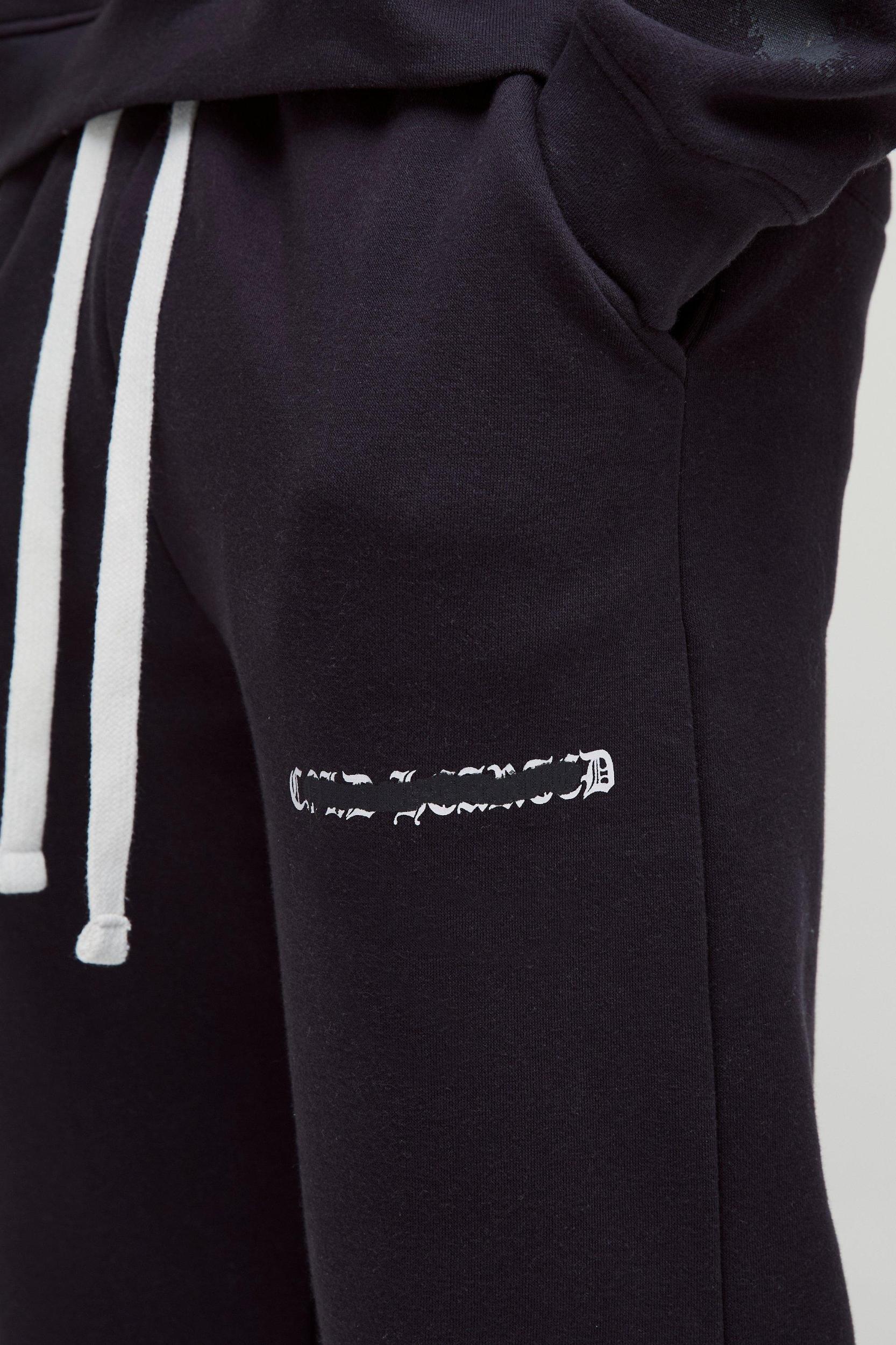 Relaxed Fit All Over Heart Printed Sweatpants | boohooMAN USA Product Image
