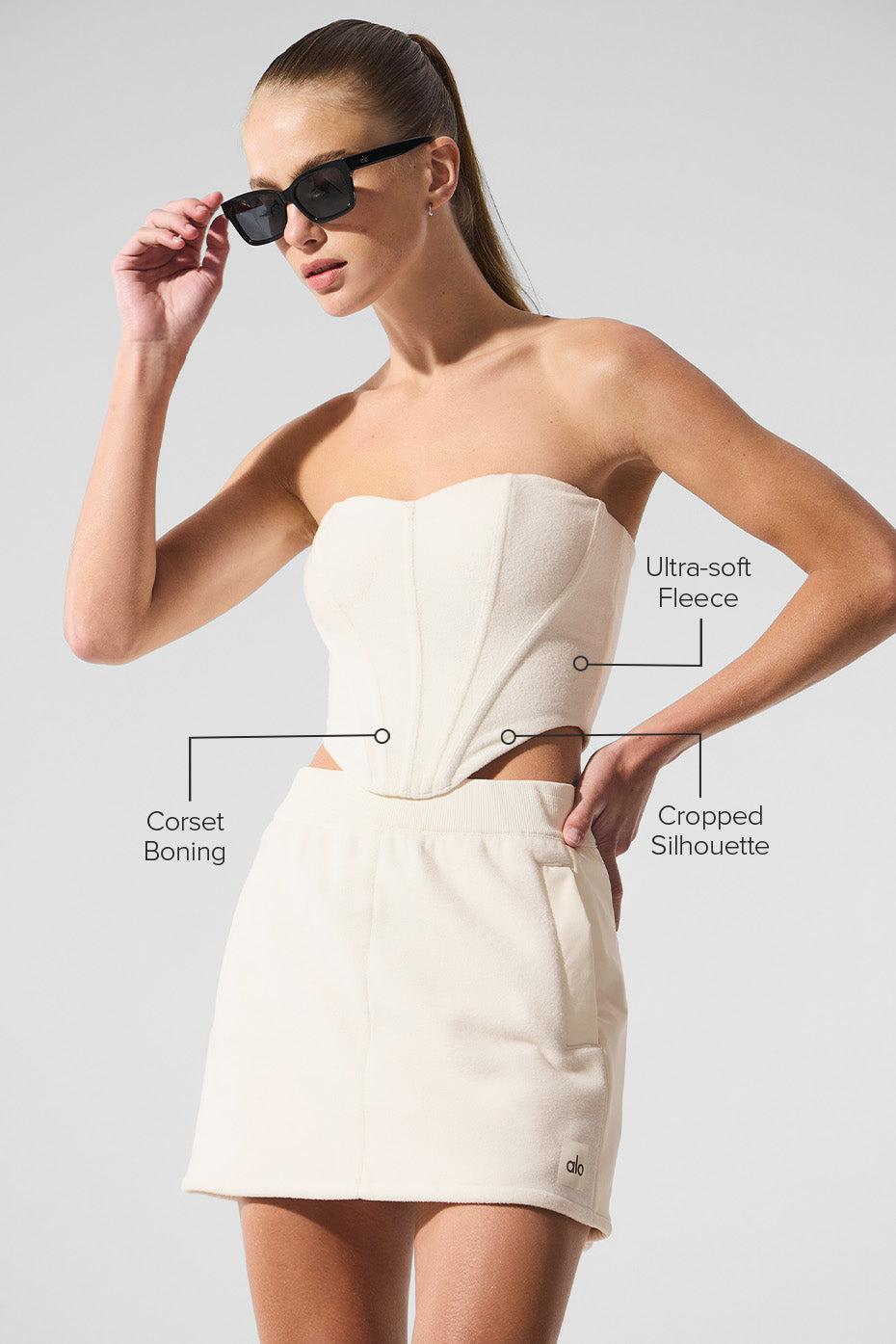 Polar Fleece Corset - Ivory Product Image