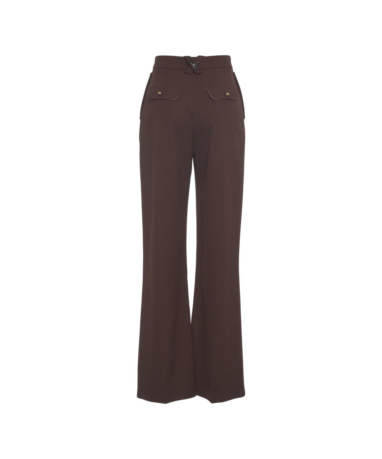 Palazzo trousers with pleats Product Image