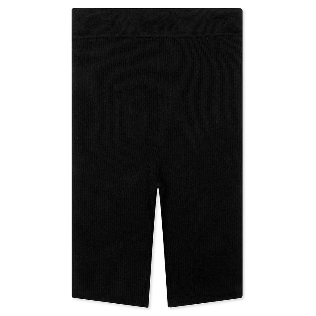 Essentials Core Biker Shorts Women's - Jet Black Female Product Image
